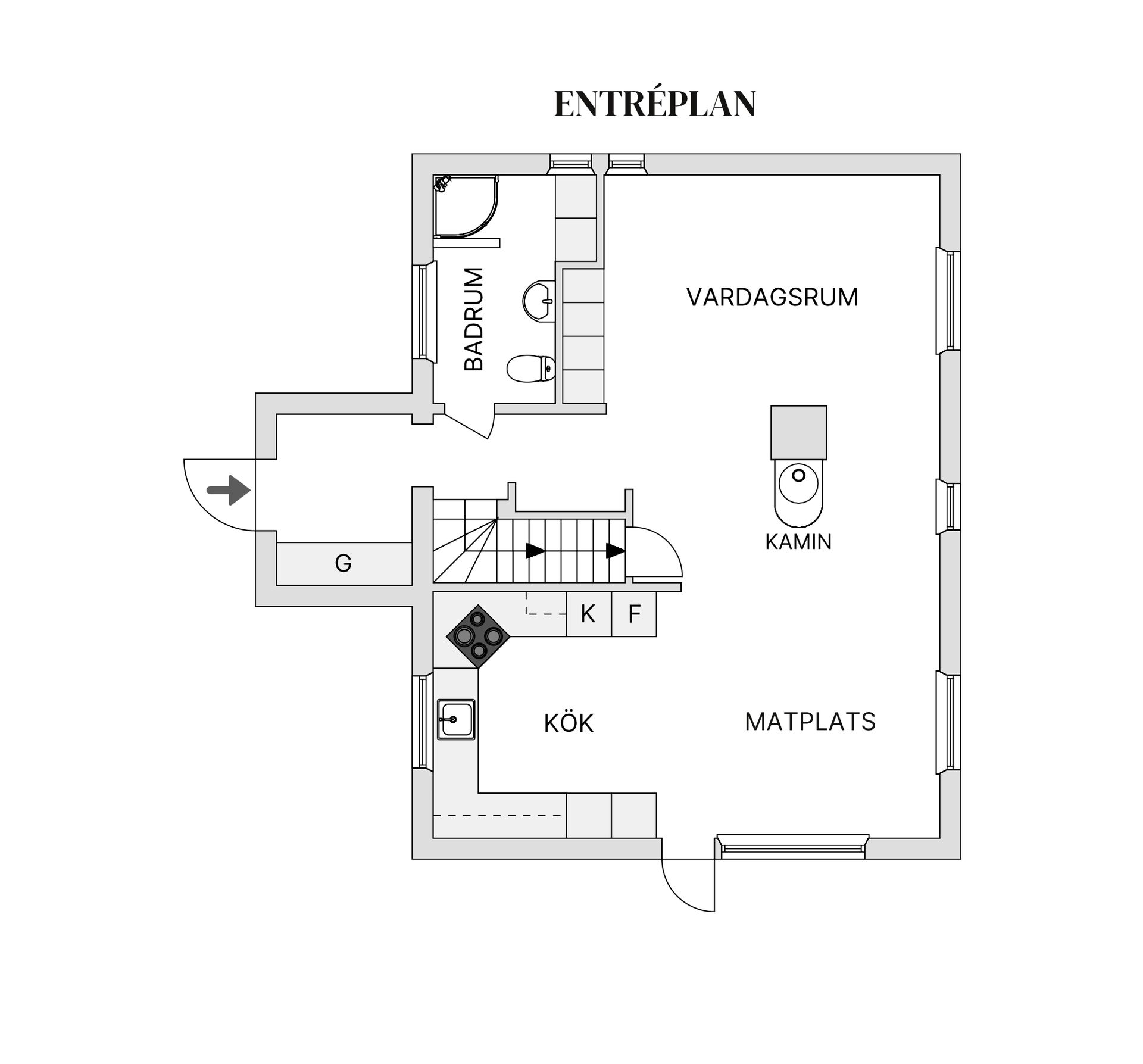 Villa, Fågelsångsvägen 22, Centrum, Kalix