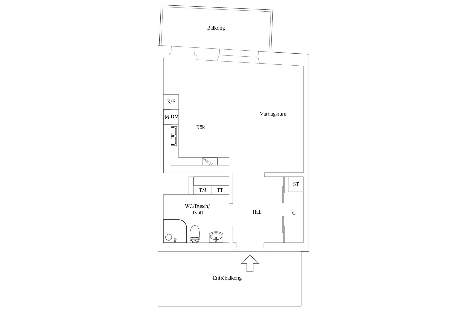 Bostadsrätt, Oskarshallsgatan 3, Skeppsbron, Jönköping