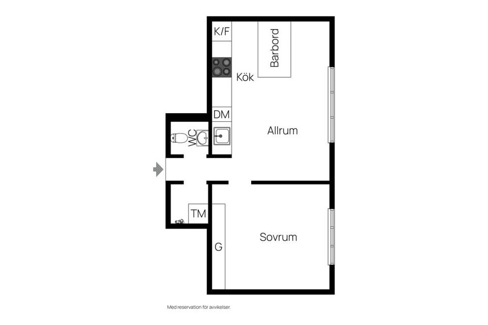 Bostadsrätt, Albrektsvägen 95, Söder, Norrköping