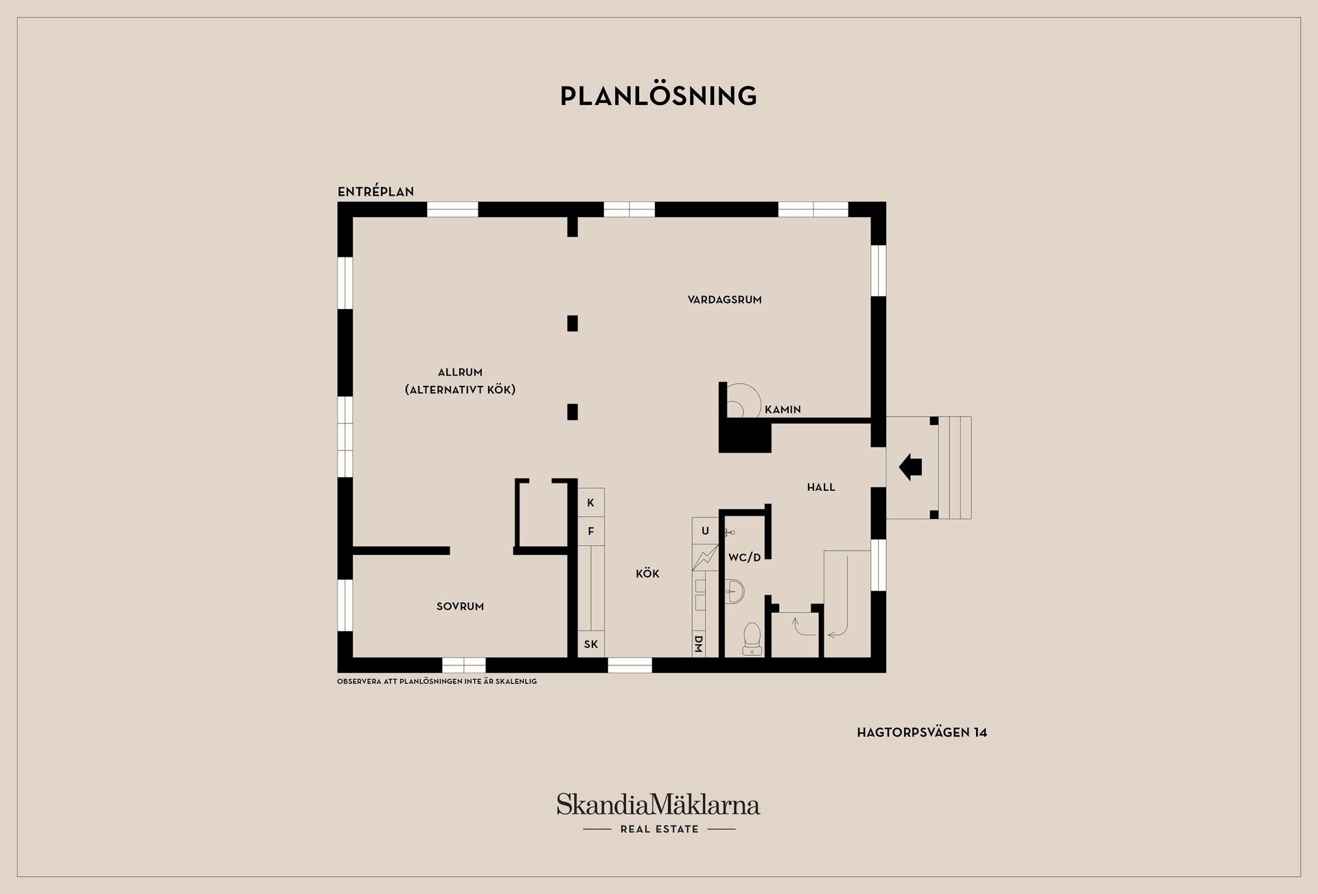 Villa, Hagtorpsvägen 14, Grundby, Eskilstuna