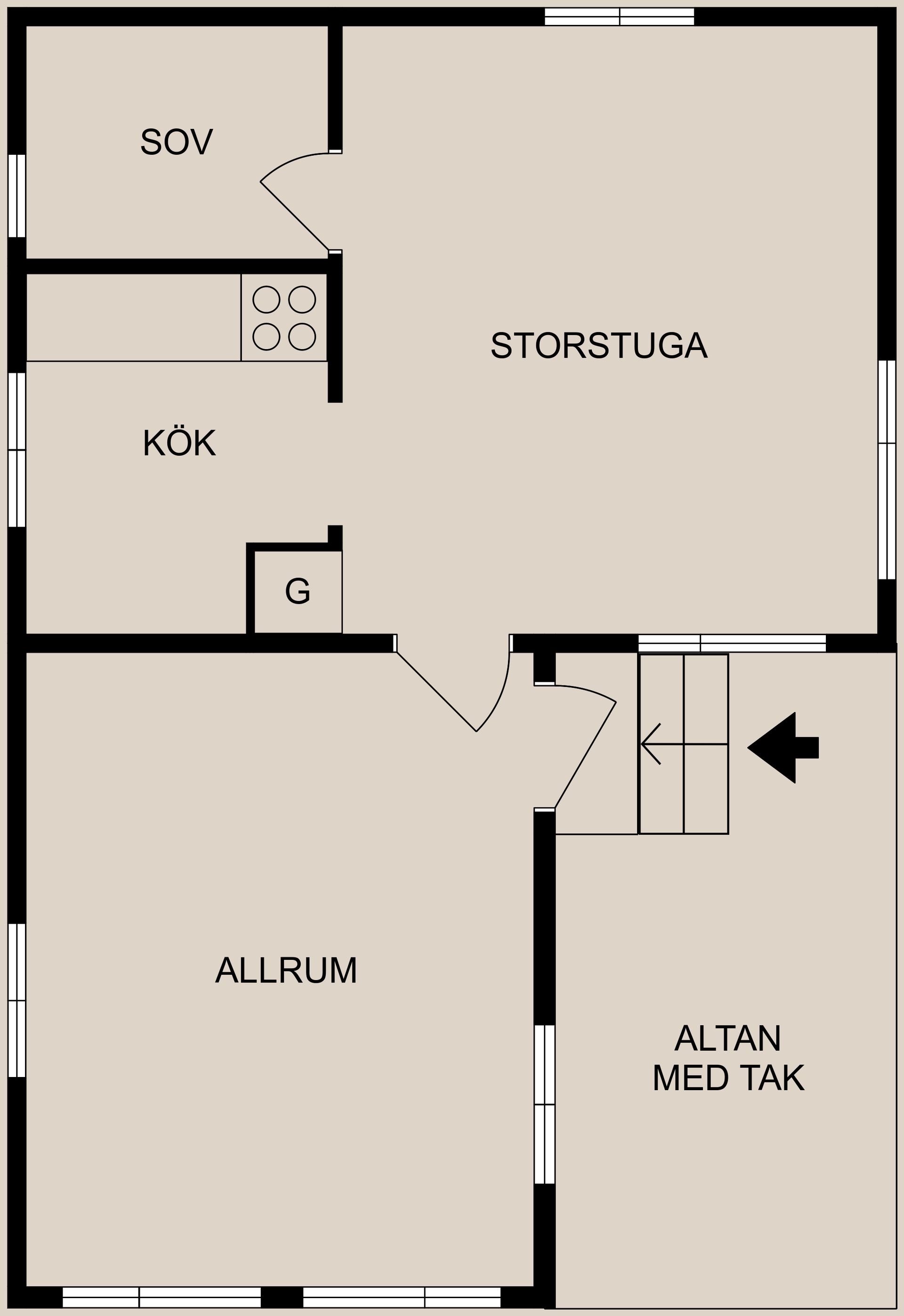Fritidshus, Önskehemsvägen 13, Kårtorp, Norrköping