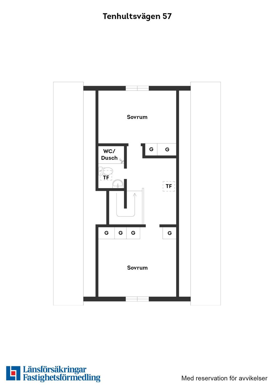 Villa, Radhus, Tenhultsvägen 57, Huskvarna Bråneryd, Jönköping