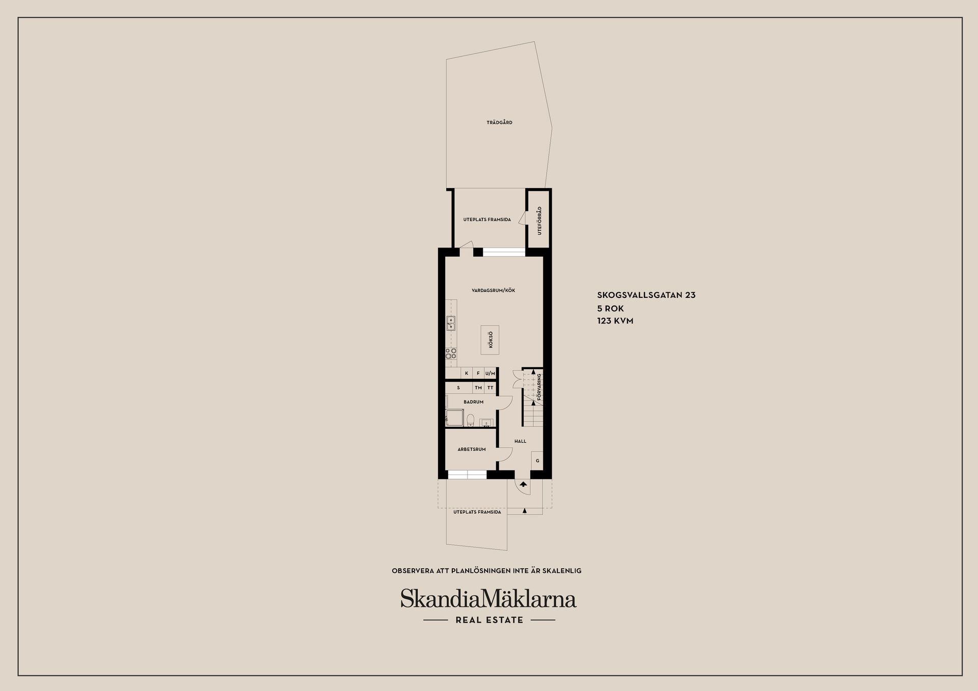 Radhus, Skogsvallsgatan 23, Hjulsbro, Linköping