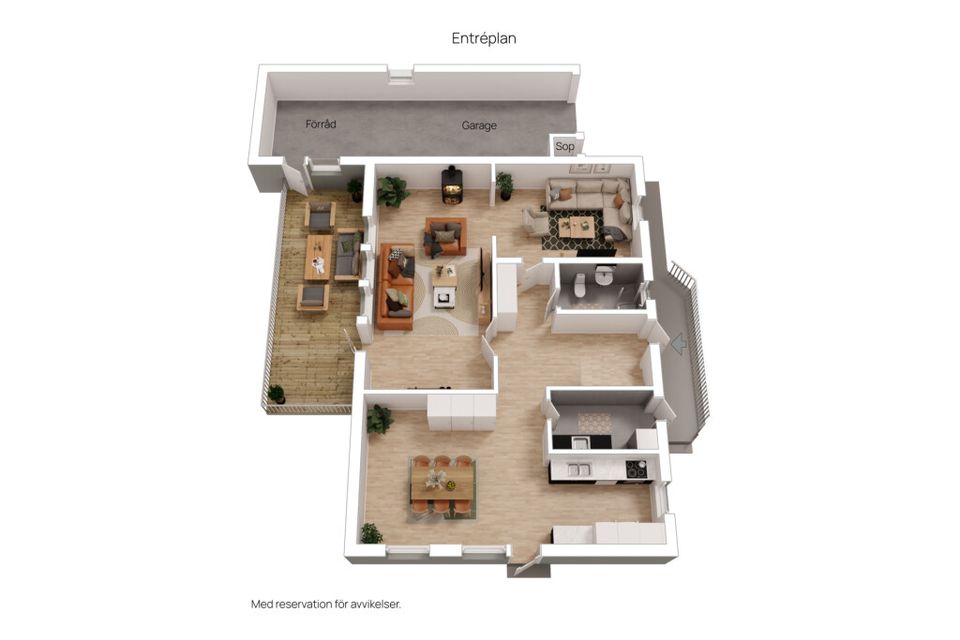 Villa, Bergsstigen 17, Gådeåberget, Härnösand