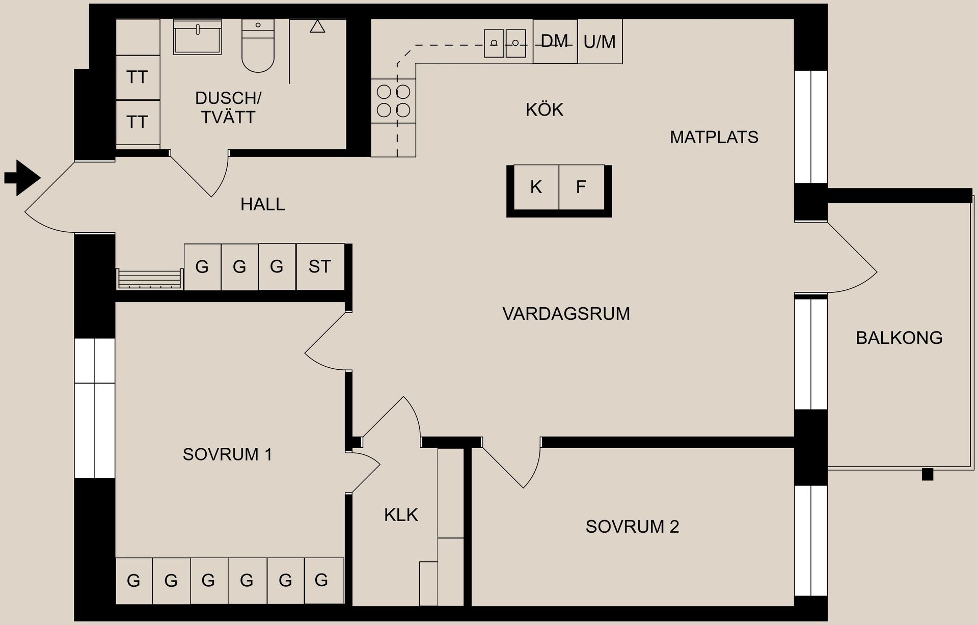 Bostadsrätt, Holmtorpsvägen 22D, Björkalund, Norrköping