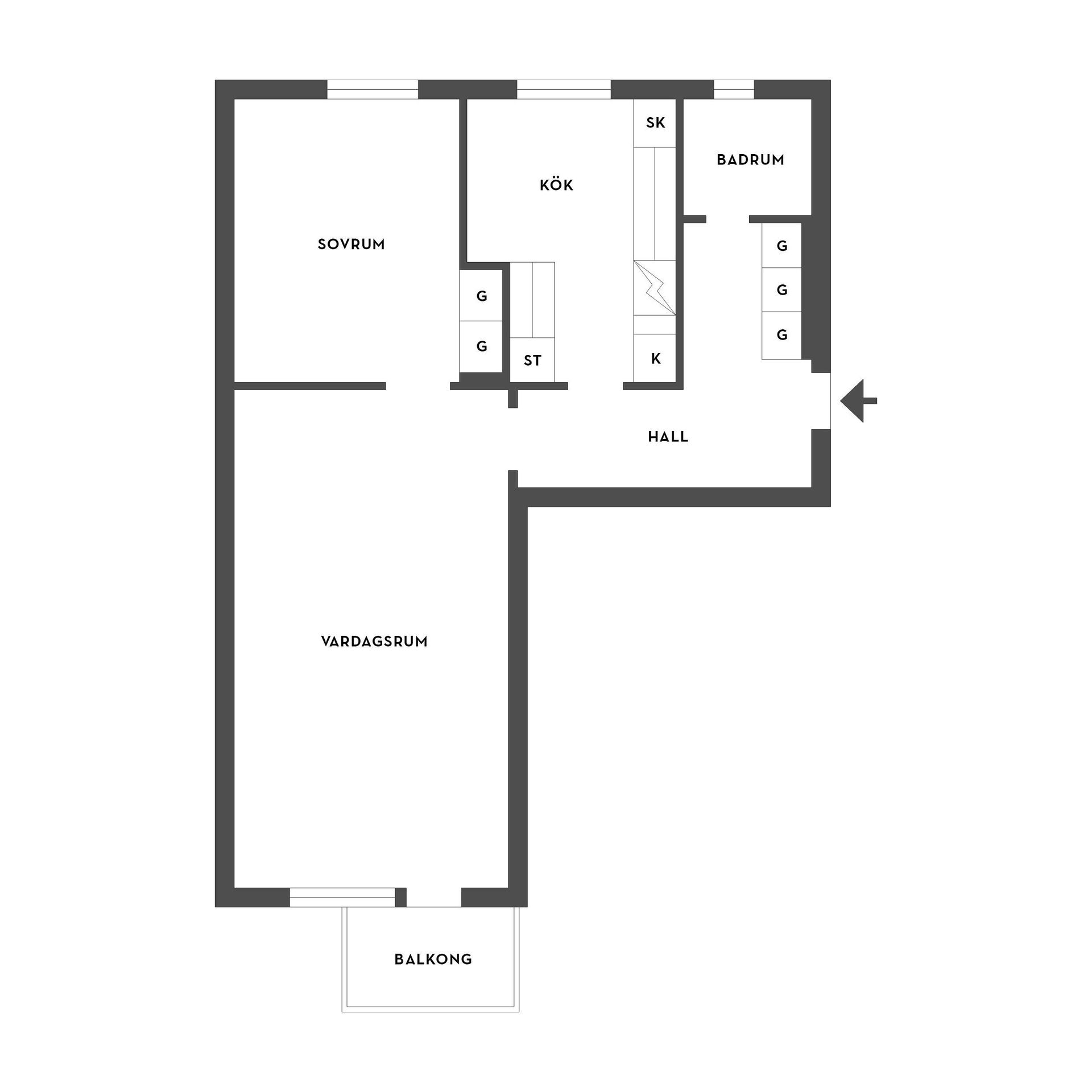 Bostadsrätt, Tingstugatan 44A, Tingstuhöjden, Strängnäs