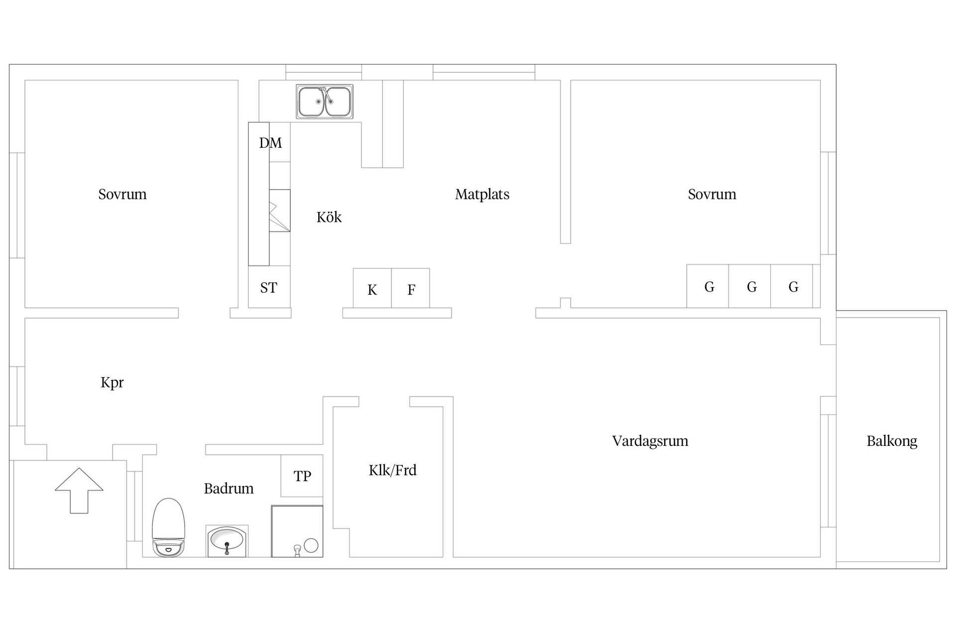 Bostadsrätt, Kyrkvägen 2A, Höllviken, Vellinge