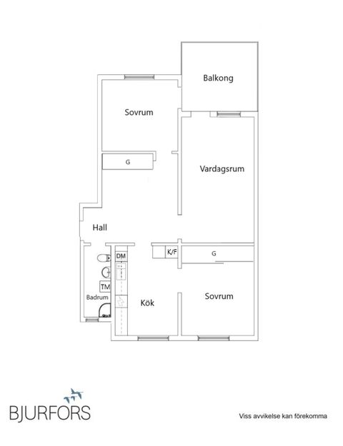 Bostadsrätt, Läkarvägen 6K, Norrböle, Skellefteå