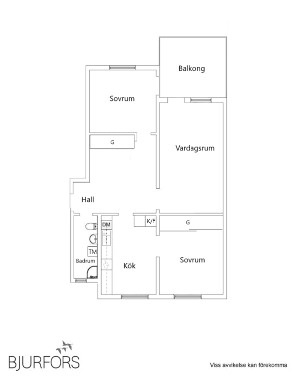 Bostadsrätt, Läkarvägen 6K, Norrböle, Skellefteå