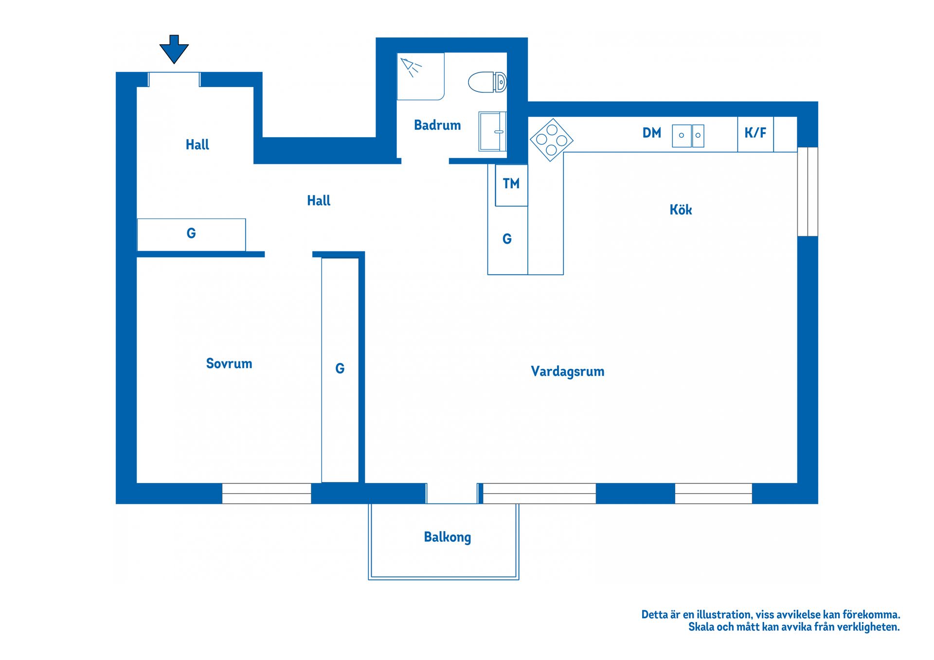 Bostadsrätt, Bryggaregatan 1A, Katrineholm Norr, Katrineholm
