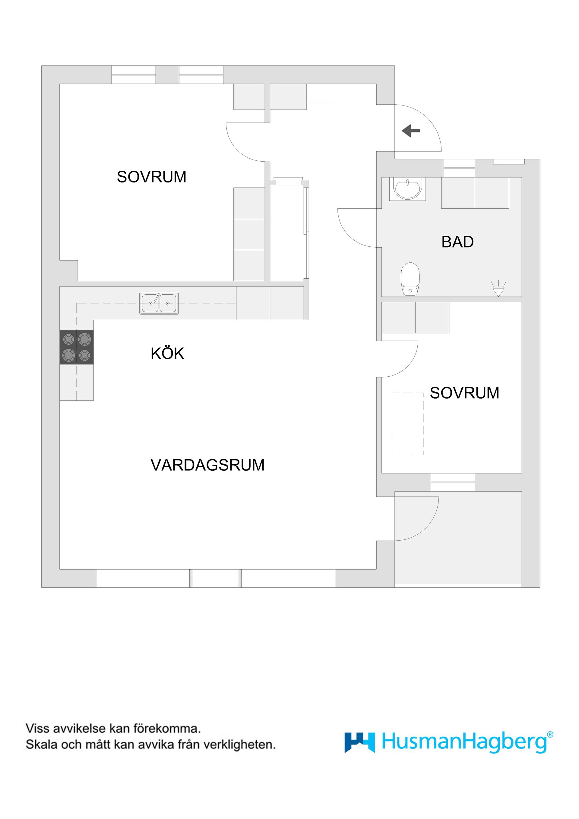 Bostadsrätt, Balettgränd 3D, Umedalen, Umeå