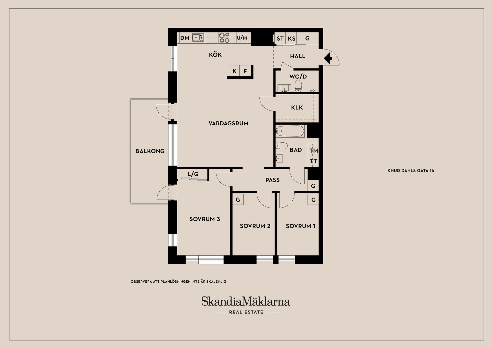 Bostadsrätt, Knud Dahls gata 16, Jakobsberg, Karlstad