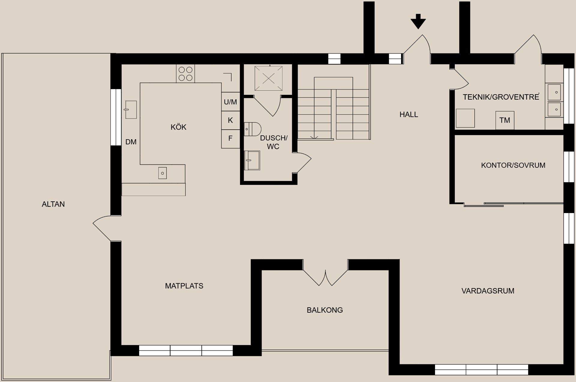 Villa, Vårfruvägen 32, Krokek, Strandvägen, Norrköping