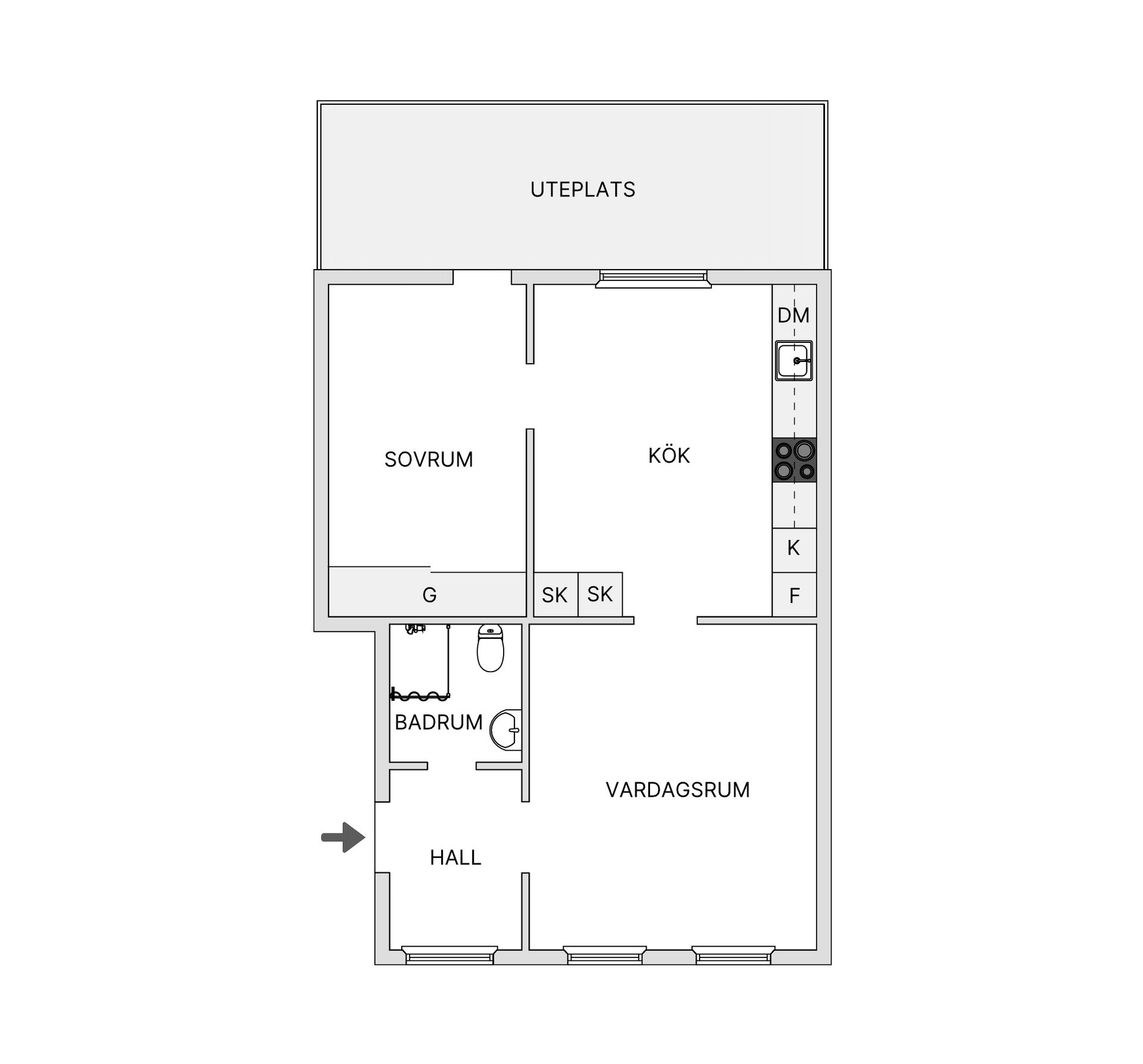 Bostadsrätt, Skolgatan 48, Lugnet, Borås