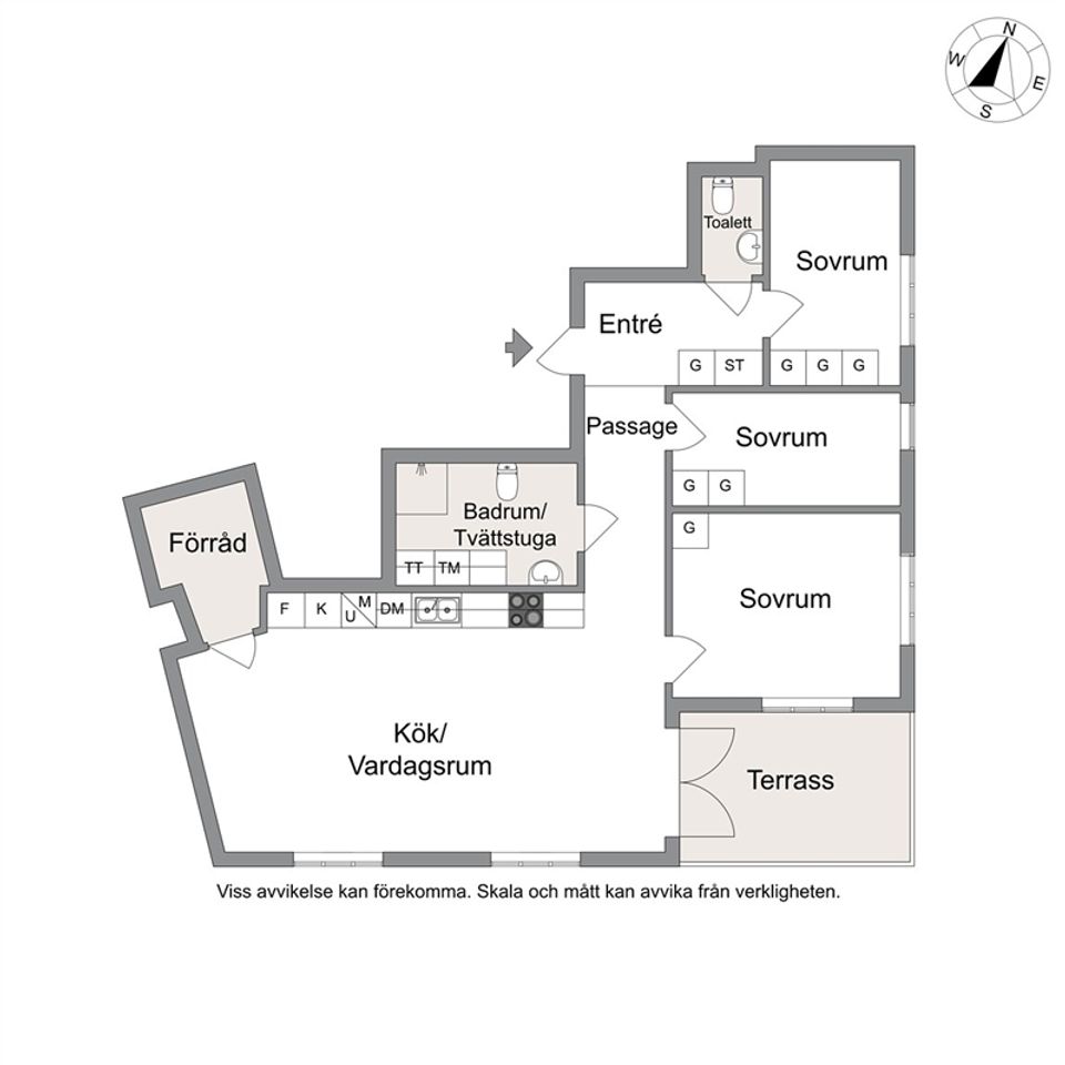 Bostadsrätt, Norra Promenaden 124, Centralt, Norrköping