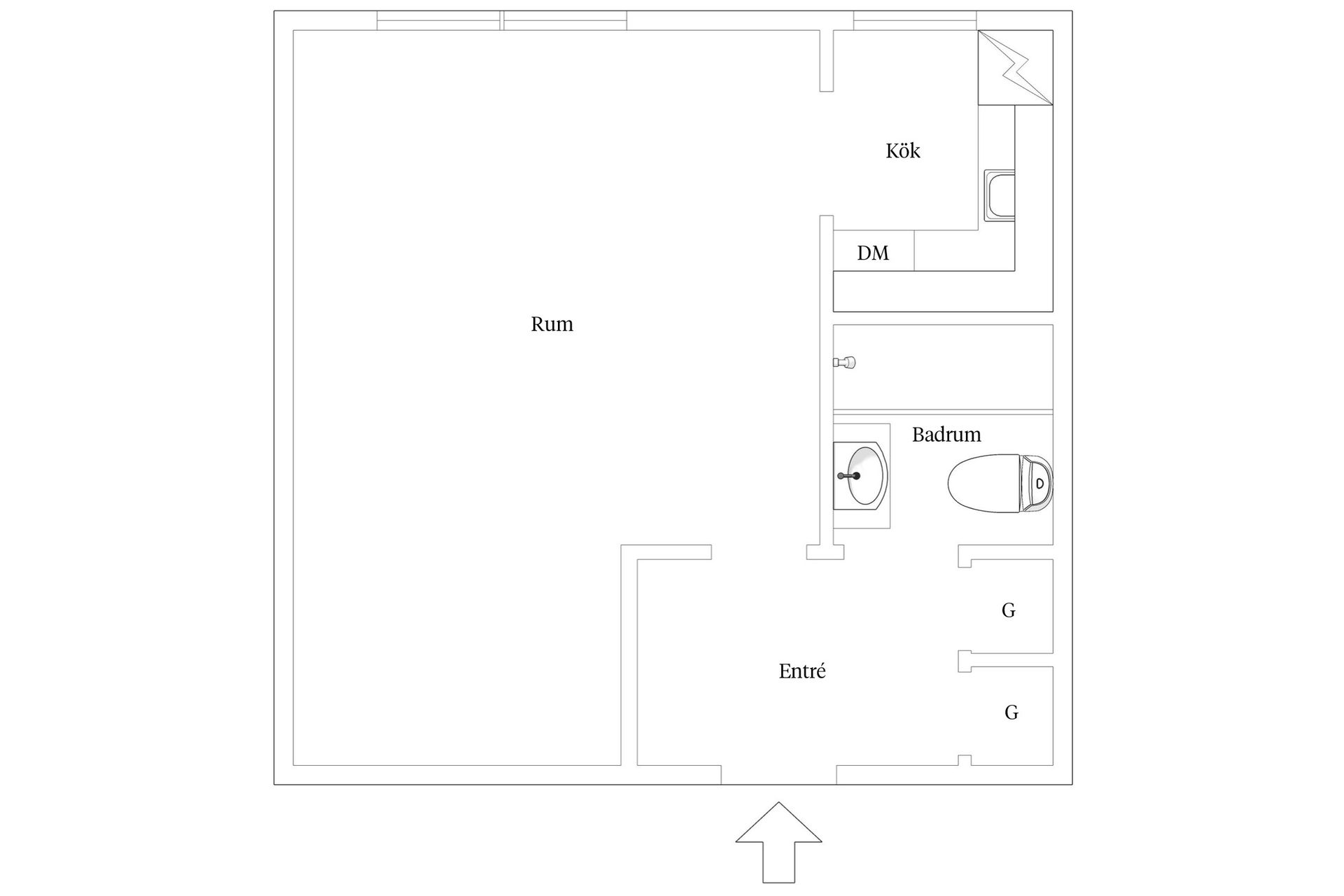 Bostadsrätt, Gethornskroken 2C, Väster, Hässleholm