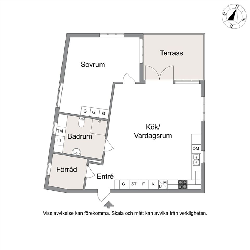 Bostadsrätt, Norra Promenaden 124, Centralt, Norrköping