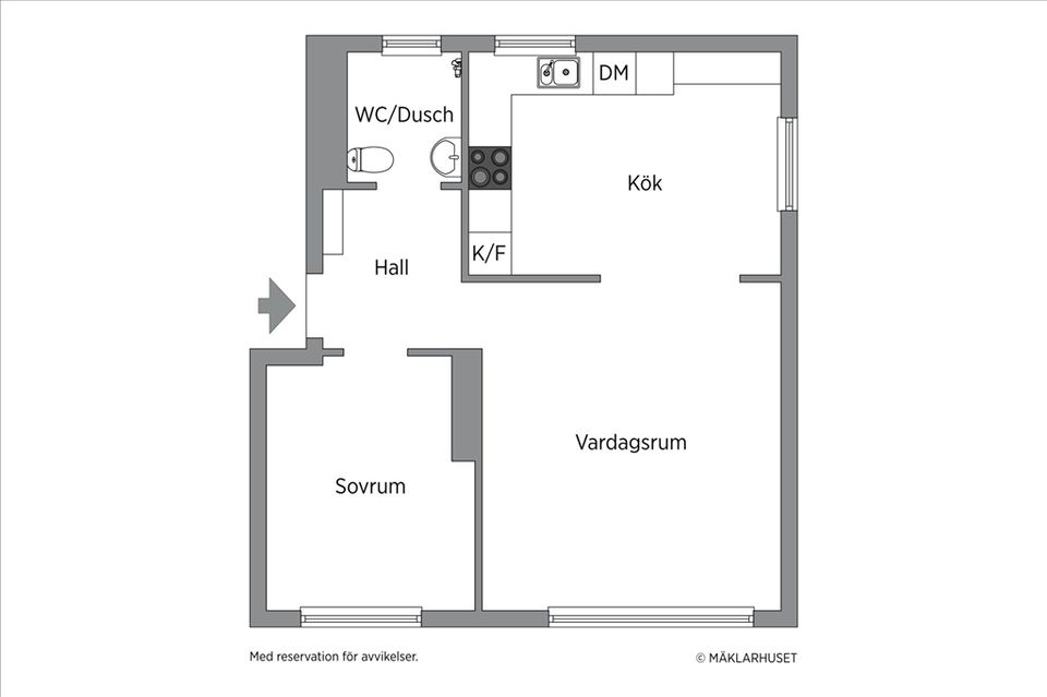 Bostadsrätt, Sareksvägen 2, Traneberg, Stockholm