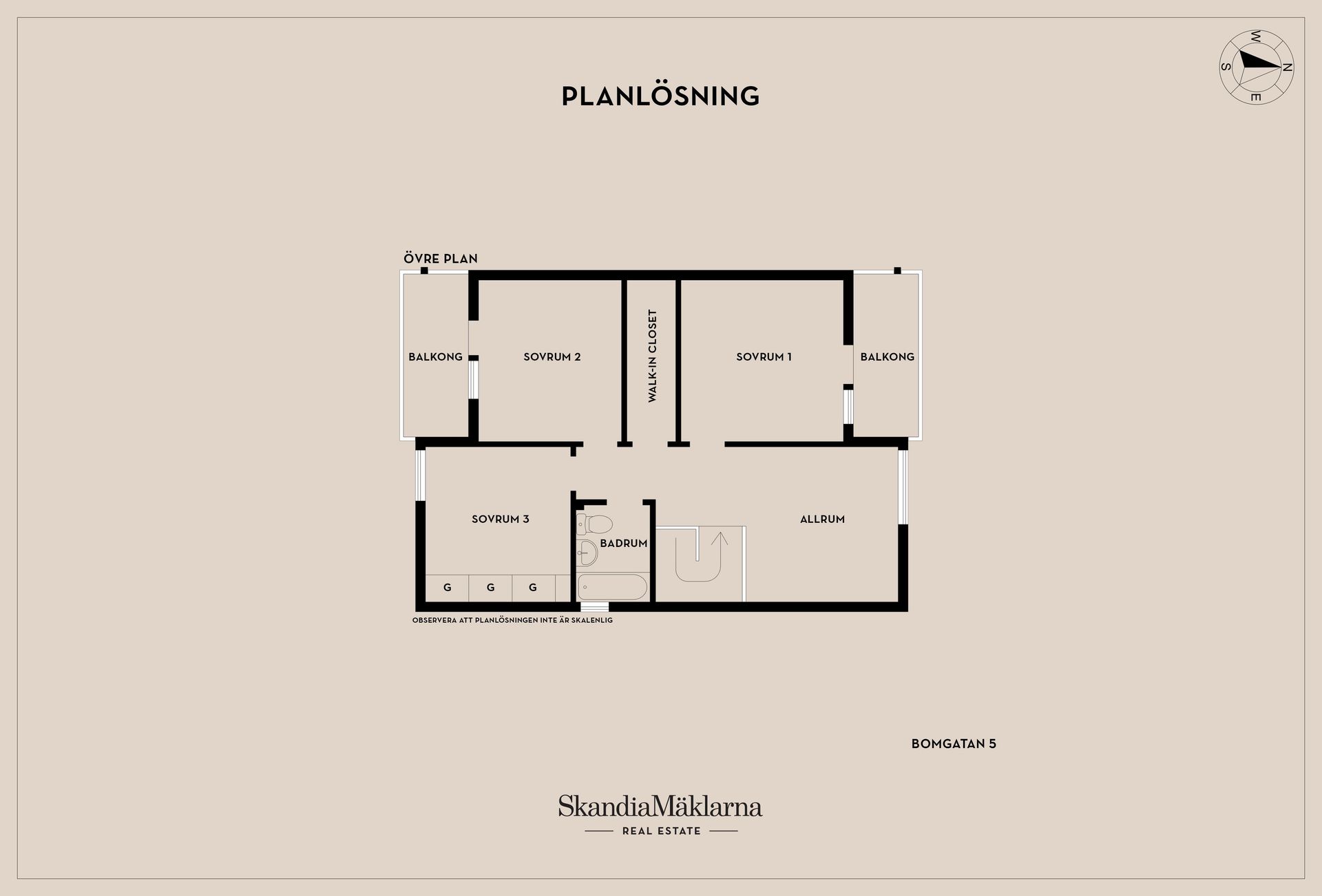 Villa, Bomgatan 5, Brunnsvik, Motala