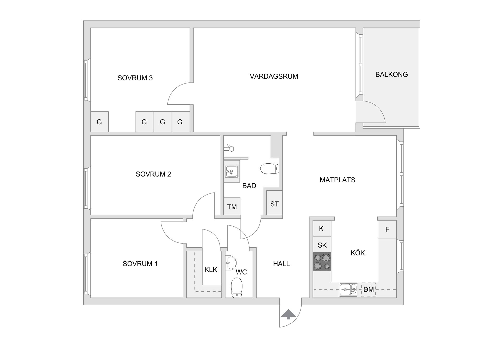 Bostadsrätt, Aspnäsvägen 36, 6tr, Jakobsberg, Järfälla