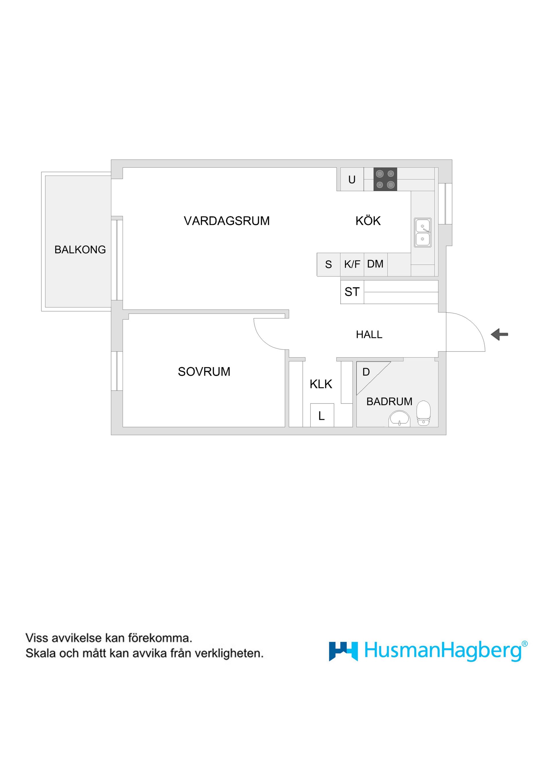 Bostadsrätt, Magasinsgatan 9A, Centrum, Umeå