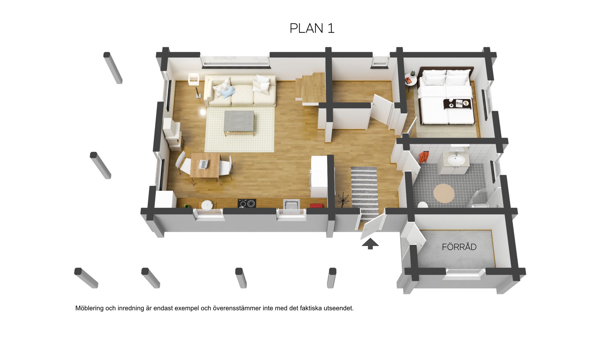 Fritidshus, Orrstigen 62, Kittelfjäll, Vilhelmina