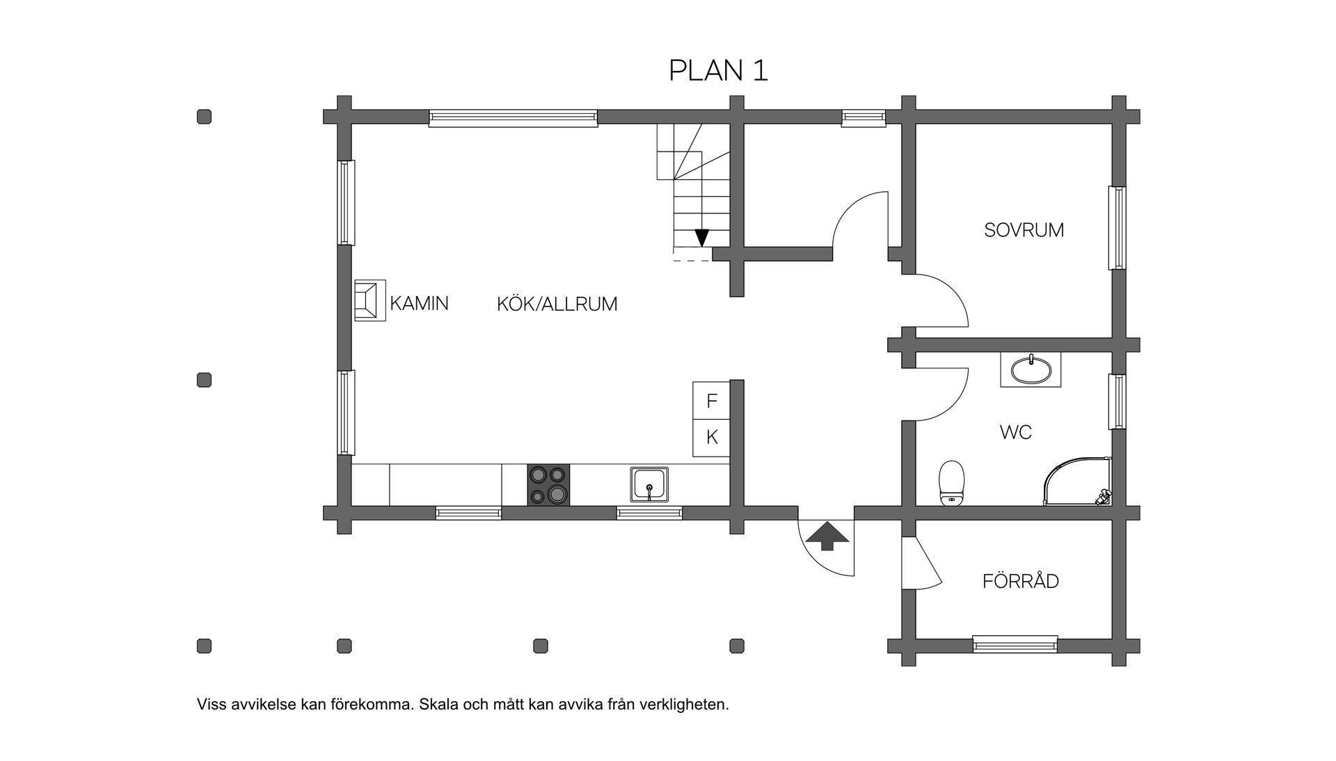 Fritidshus, Orrstigen 62, Kittelfjäll, Vilhelmina