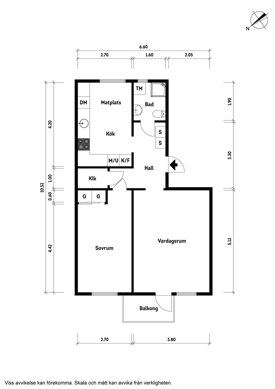 Bostadsrätt, Bissmarksgatan 9B, Västra Villastaden, Kungsbacka
