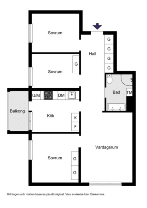 Bostadsrätt, Vintervägen 41, Råsunda, Solna