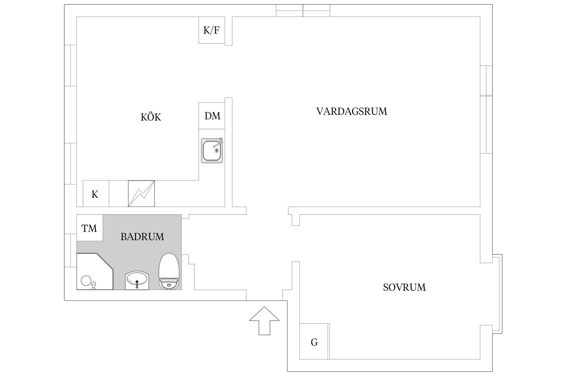 Bostadsrätt, Drottninggatan 46C, Centrum, Trollhättan