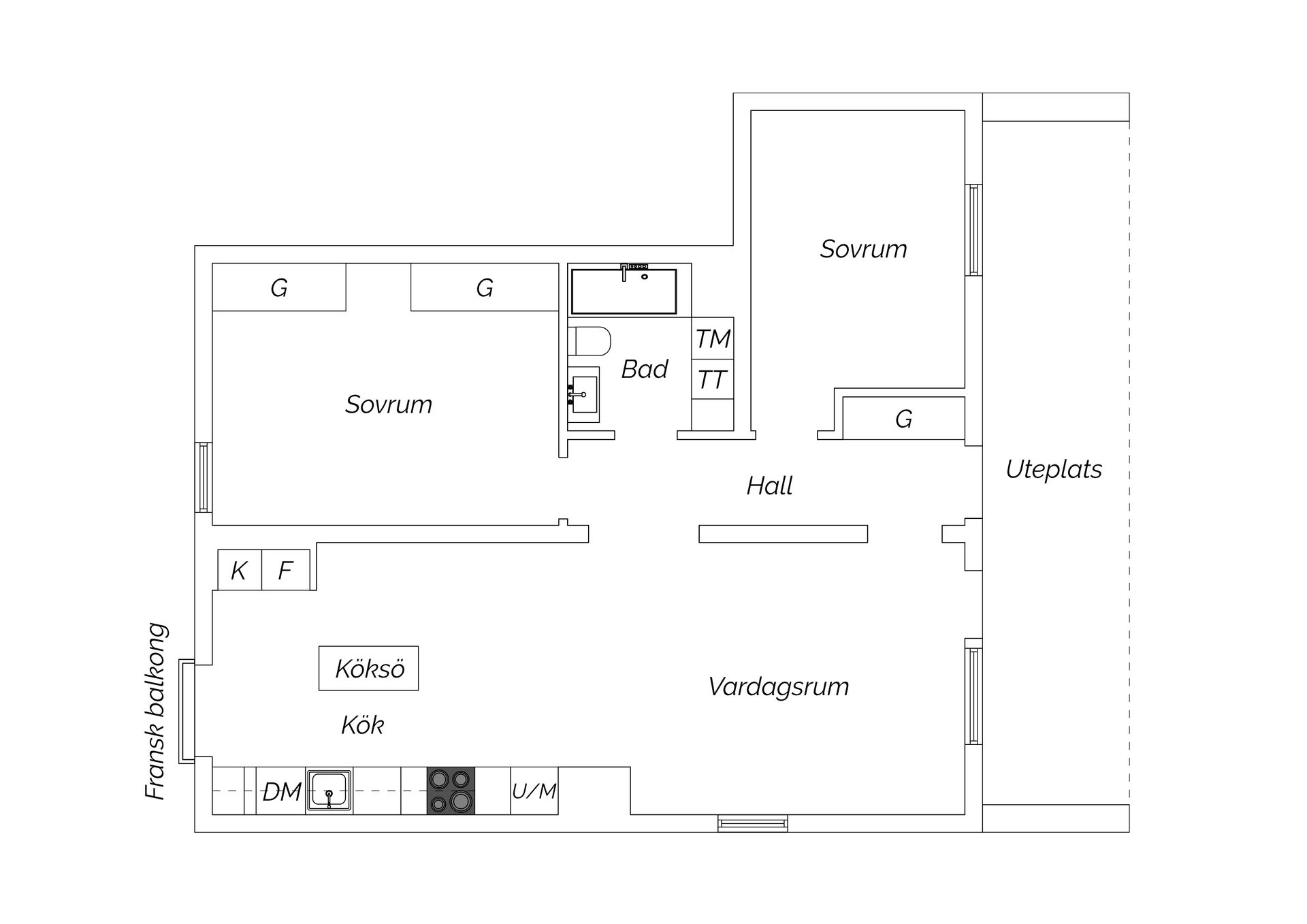 Bostadsrätt, Oxenstiernas Allé 35, Ursvik, Sundbyberg