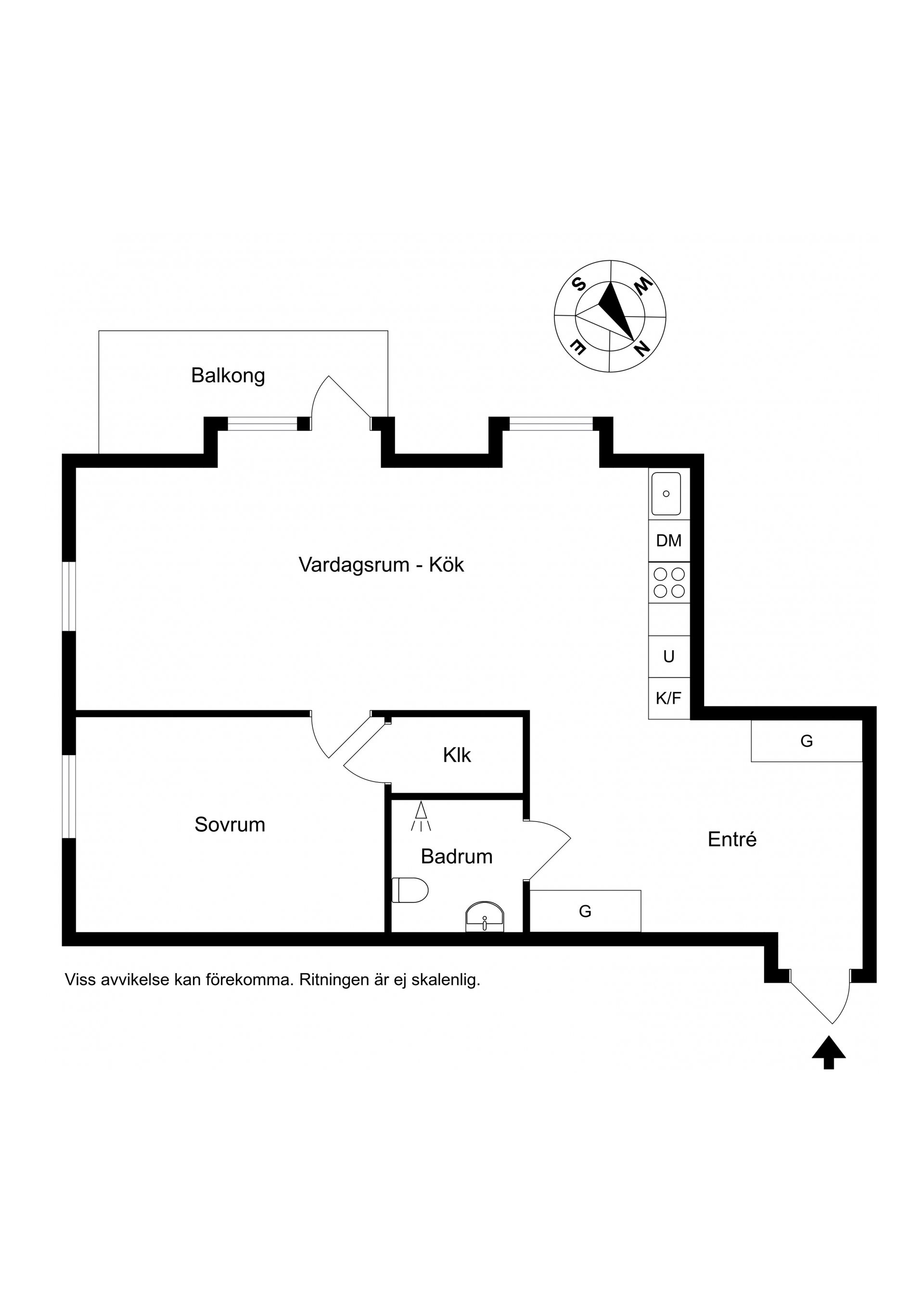 Bostadsrätt, Rodhes Väg 2, Söder/Hästhaga, Varberg