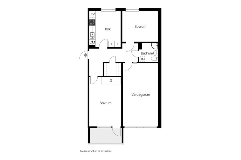 Bostadsrätt, Bågevägen 39C, Bosvedjan, Sundsvall