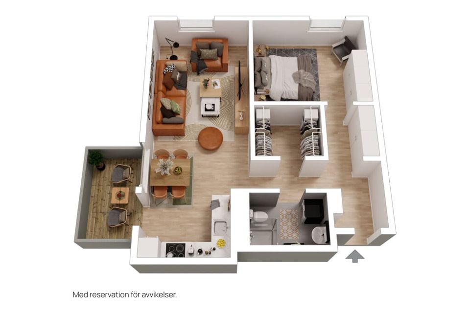 Bostadsrätt, Småbrukets Backe 16, Visättra Ängar, Huddinge