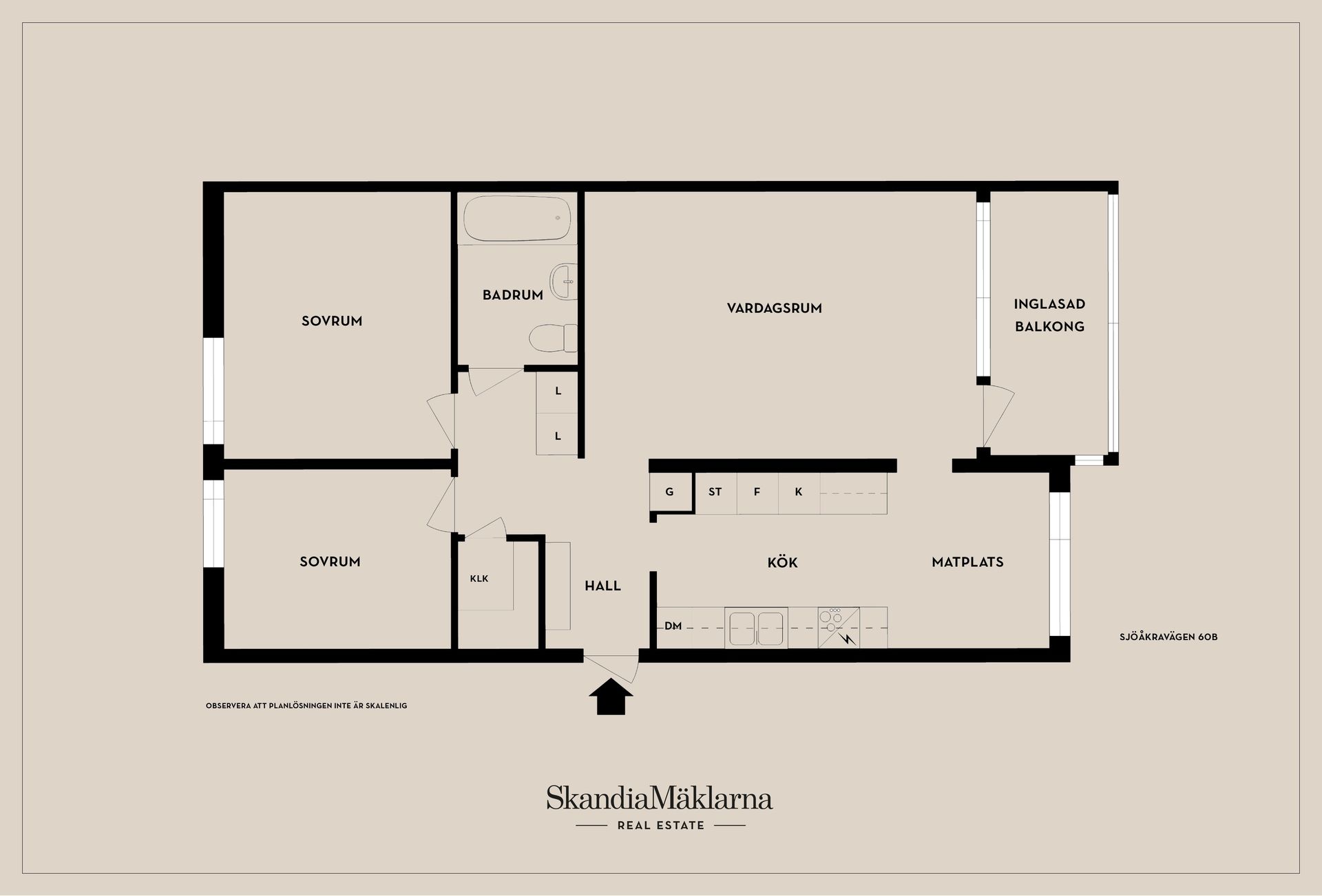 Bostadsrätt, Sjöåkravägen 60B, Bankeryd - Sjöåkra, Jönköping