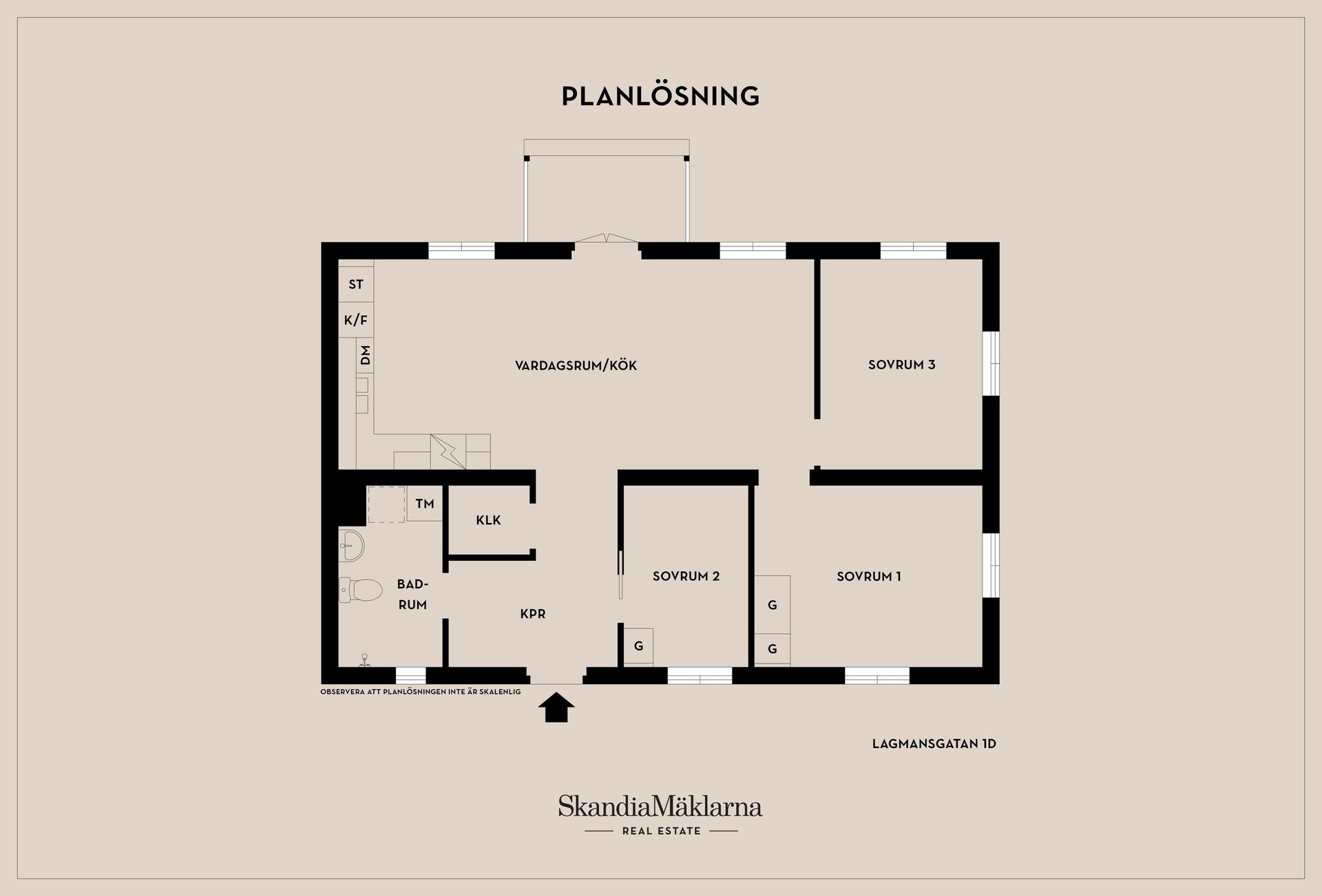 Bostadsrätt, Lagmansgatan 1D, Stenby, Eskilstuna