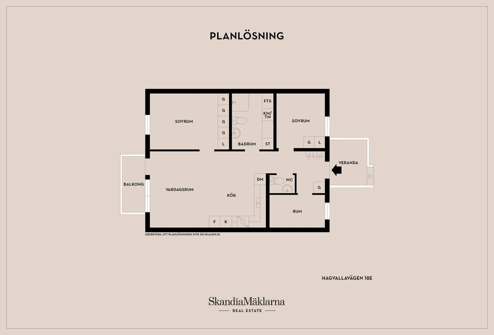 Bostadsrätt, Hagvallavägen 18E, Djursta, Eskilstuna