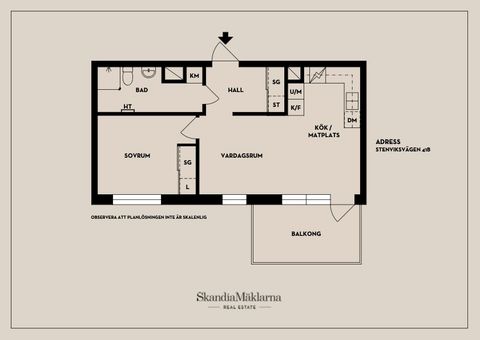 Bostadsrätt, Stenviksvägen 41B, Stenvik, Oxelösund