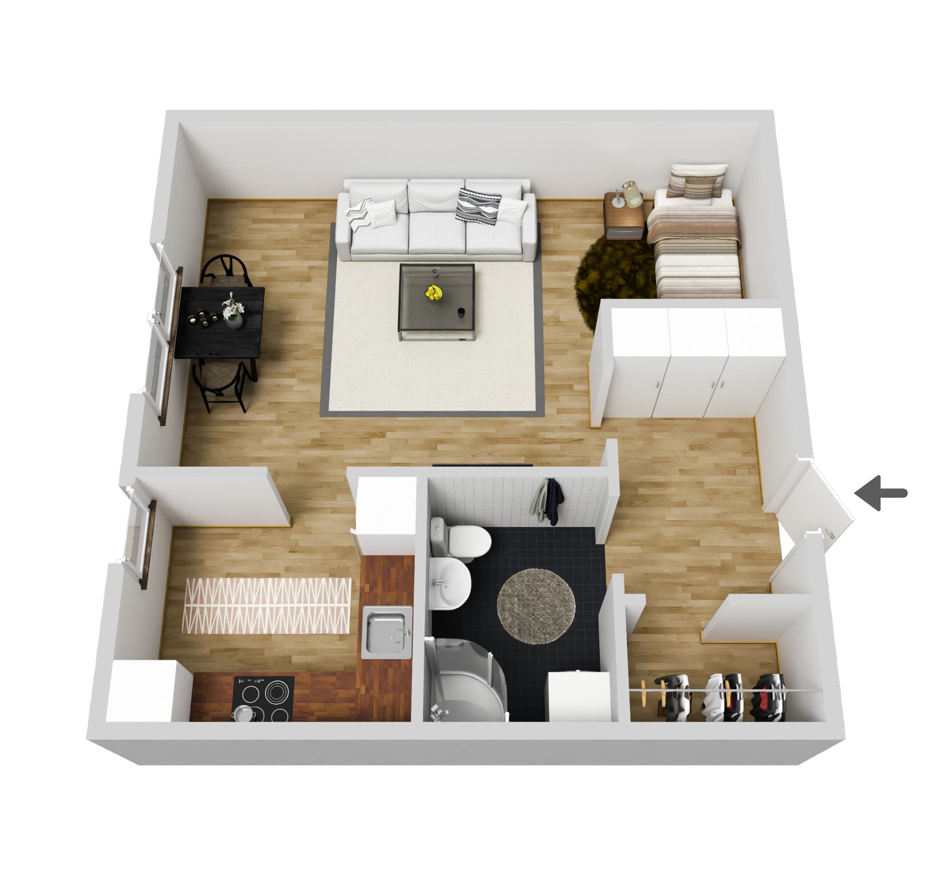 Bostadsrätt, Floragatan 12, Centrum, Kalix