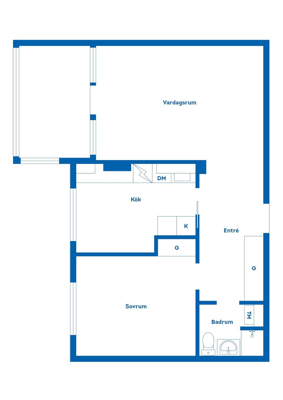 Bostadsrätt, Svartåliden 4B, Centrala Mjölby, Mjölby