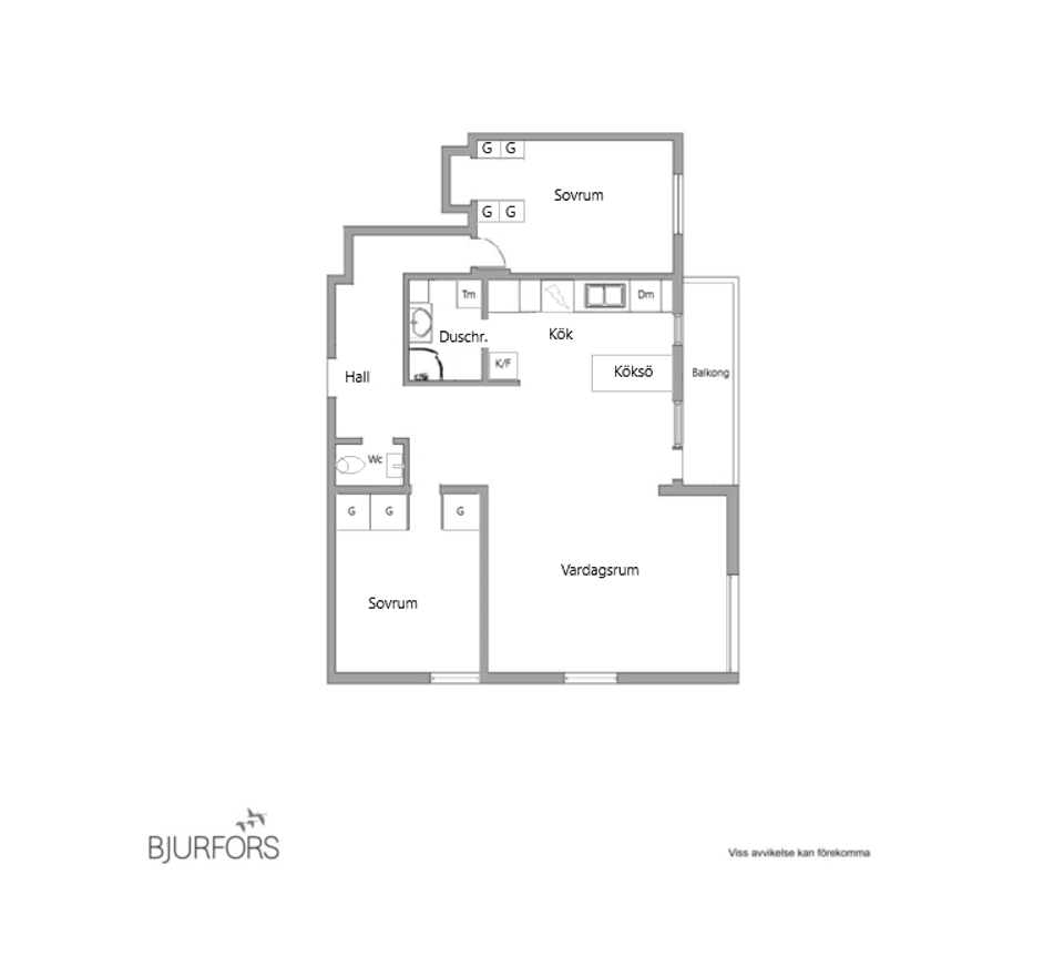 Bostadsrätt, Getbergsvägen 9, Skellefteå