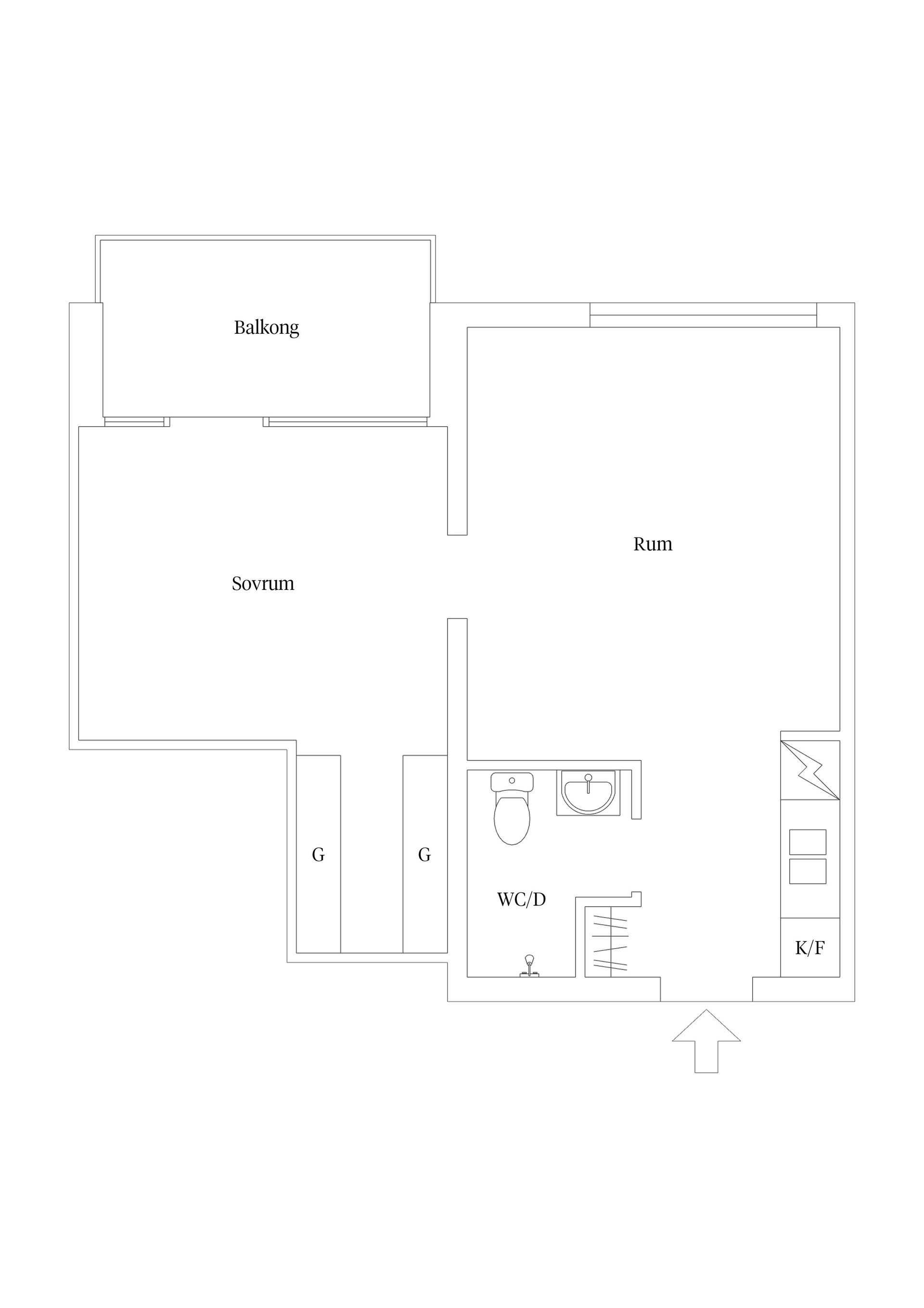 Bostadsrätt, Vaksalagatan 55, Fålhagen, Uppsala