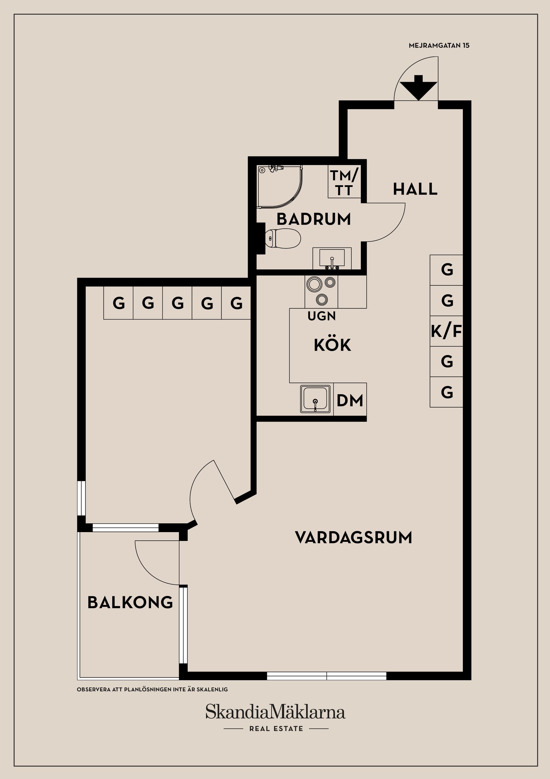 Bostadsrätt, Mejramgatan 15, Angered, Göteborg
