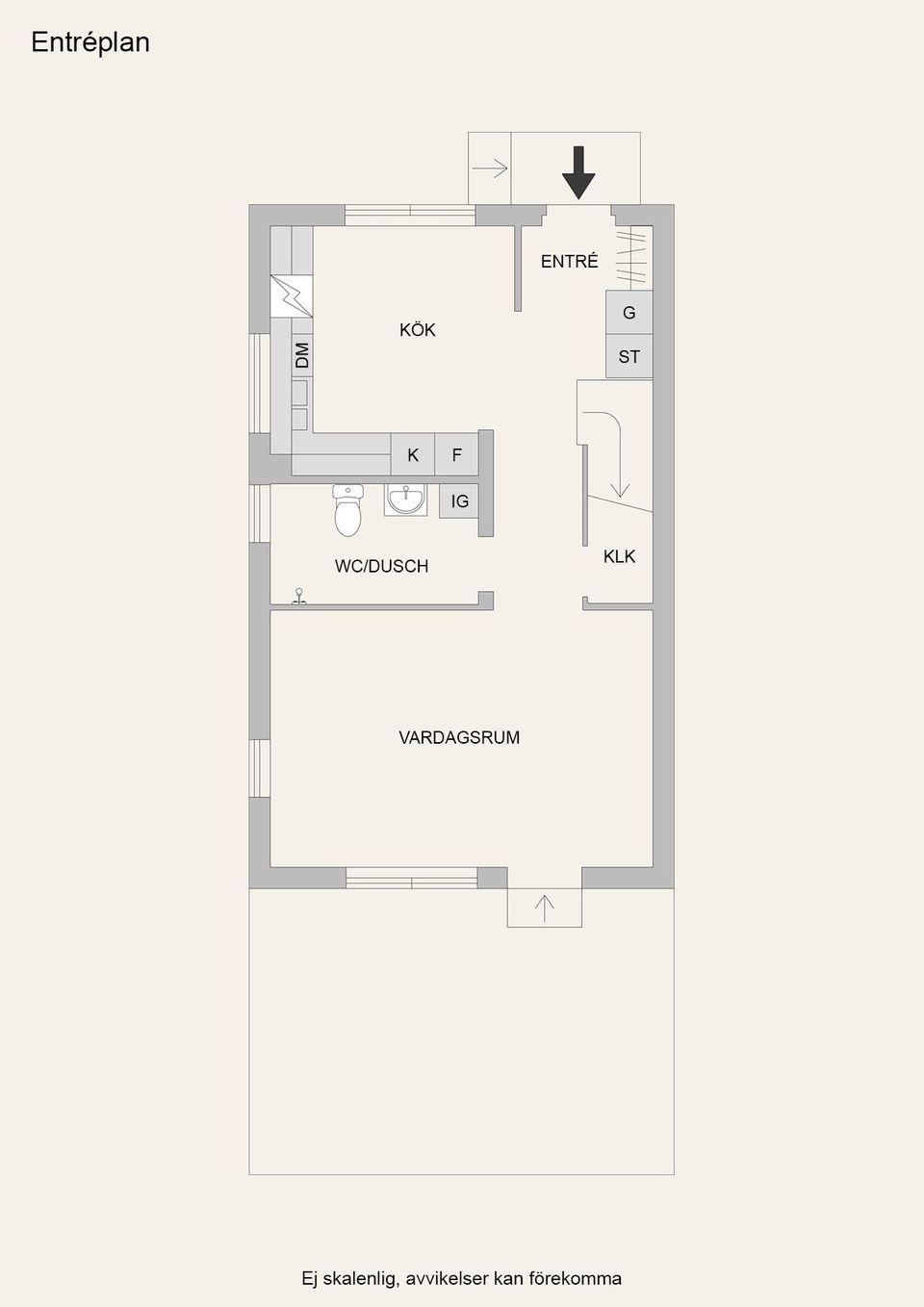 Bostadsrätt, Skogagatan 5B, Centralt, Nynäshamn