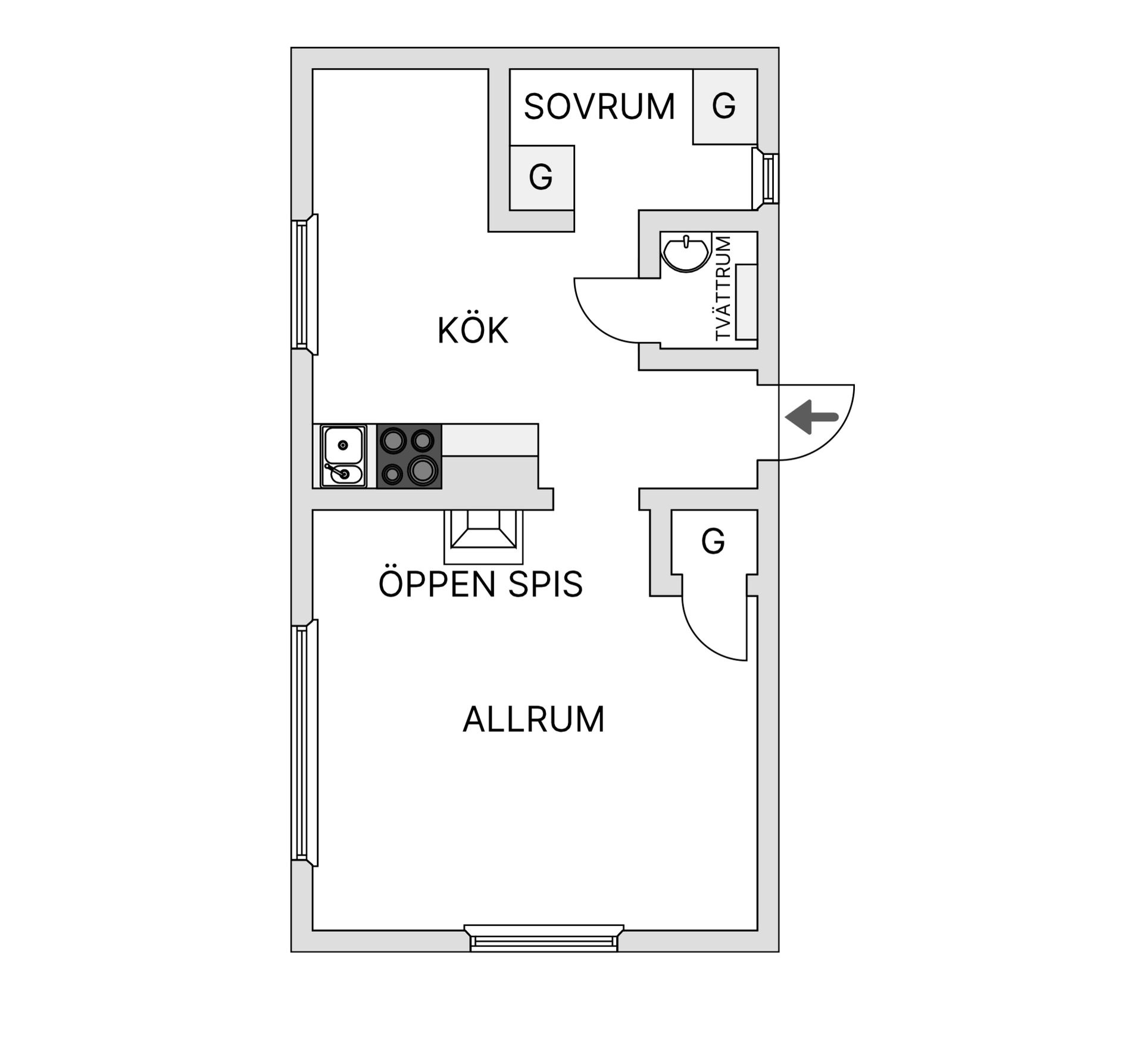 Fritidshus, Marsliden 328, Marsliden, Vilhelmina
