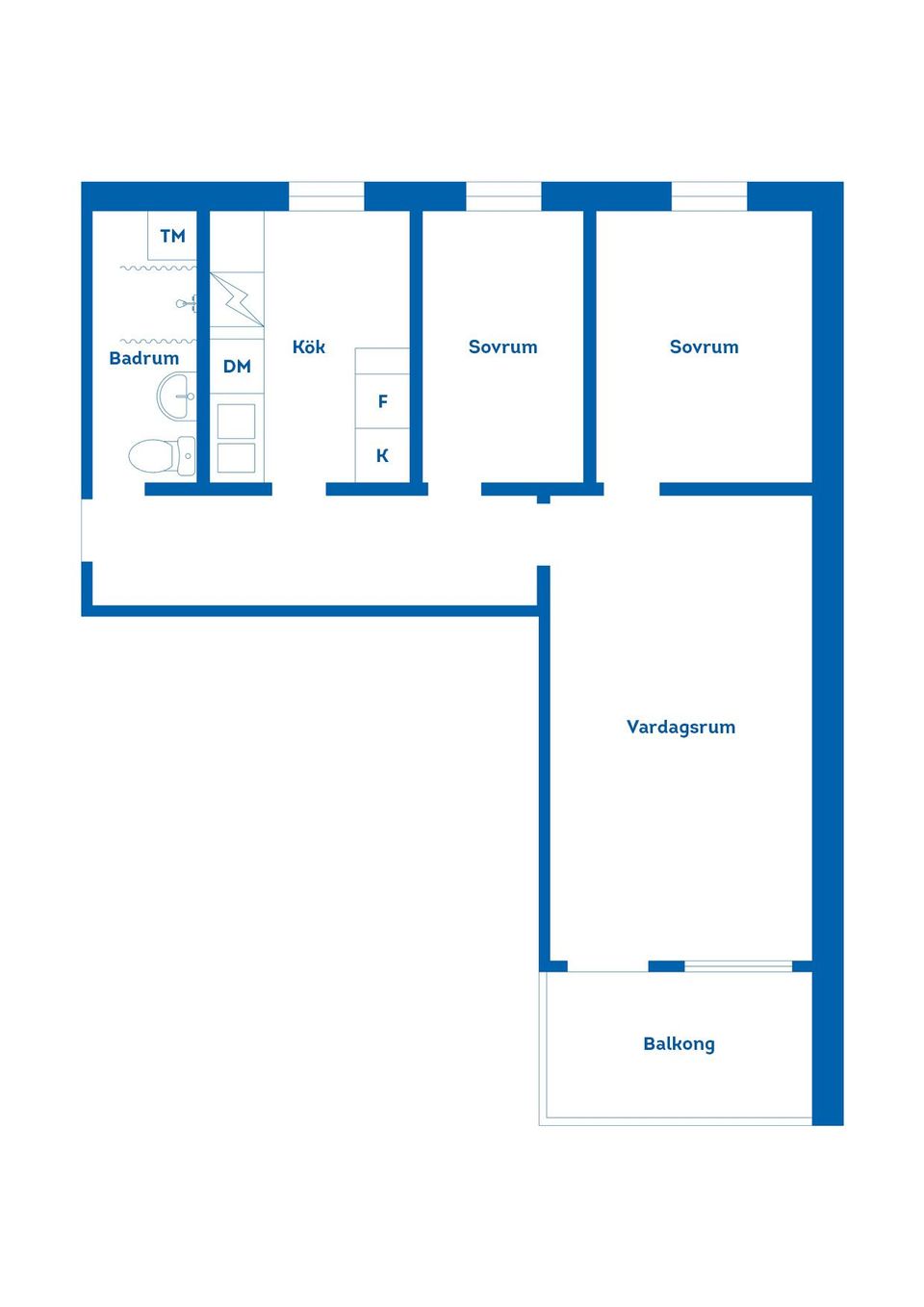 Bostadsrätt, Per Olsgatan 4A, Centralt, Sölvesborg