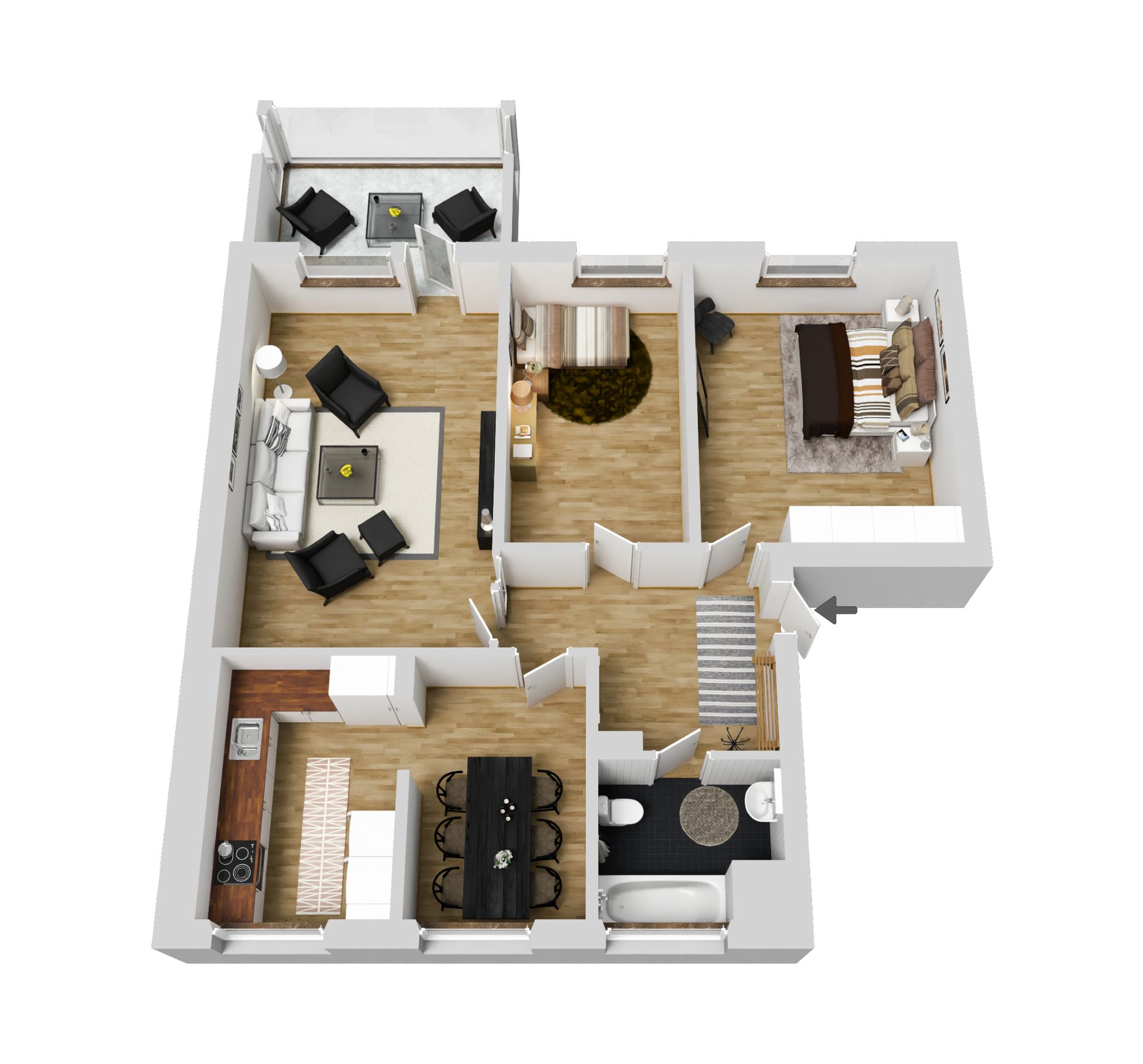 Bostadsrätt, Ågårdsvägen 45, Hjortsberg, Ljungby