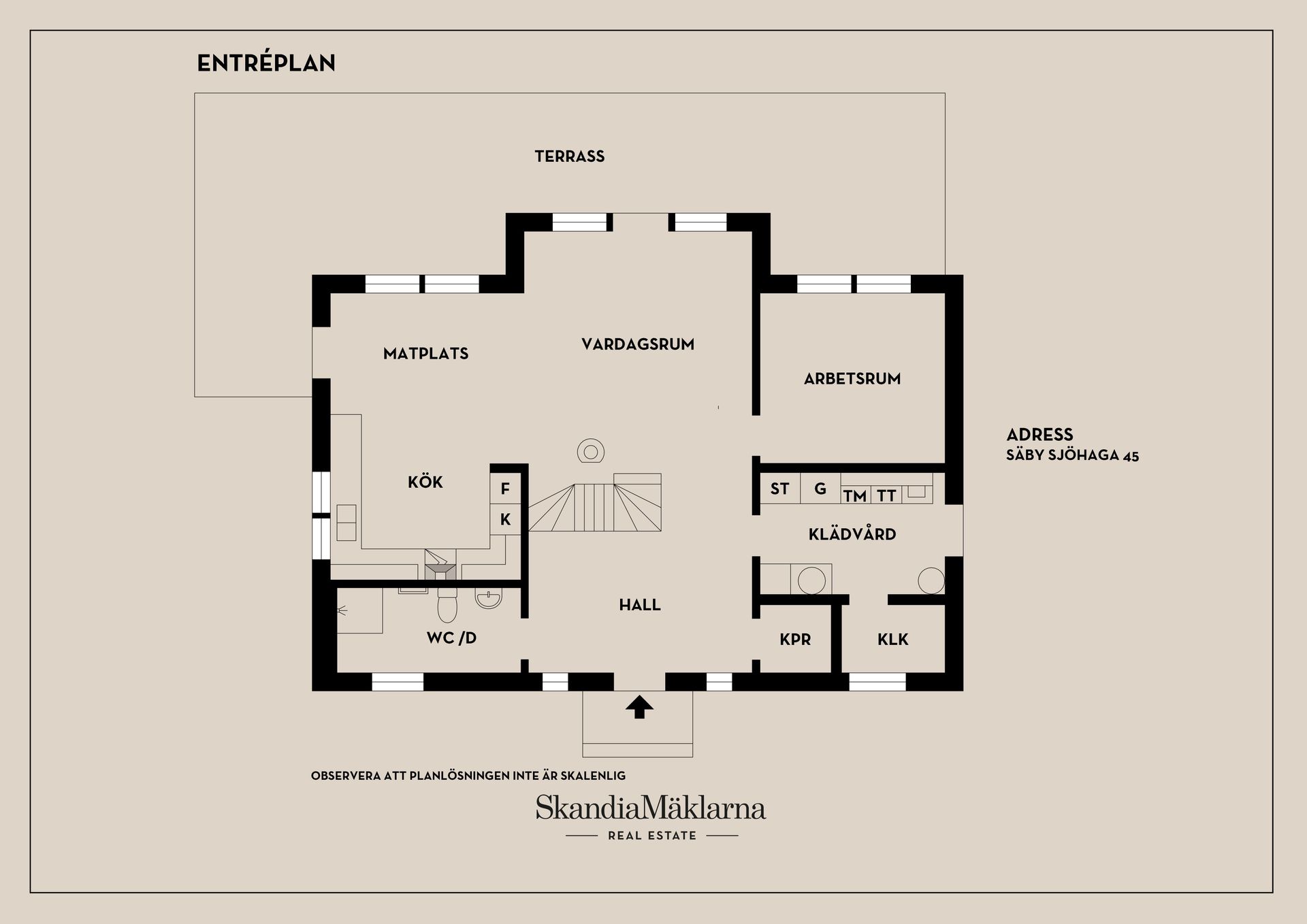 Villa, Säby Sjöhaga 45, Kolbäck, Hallstahammar