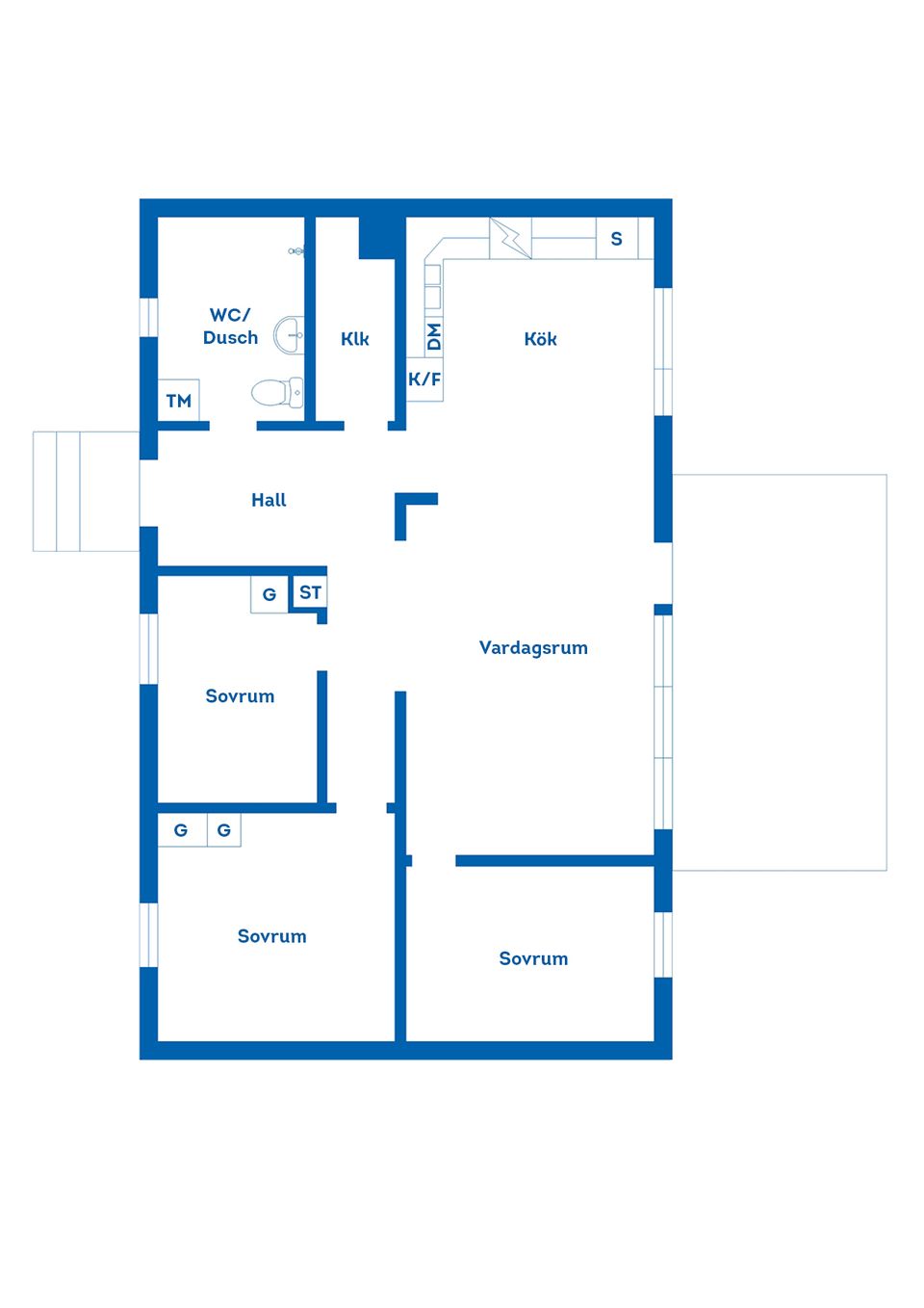 Bostadsrätt, Rosenhillsvägen 14F, Jämshög, Olofström