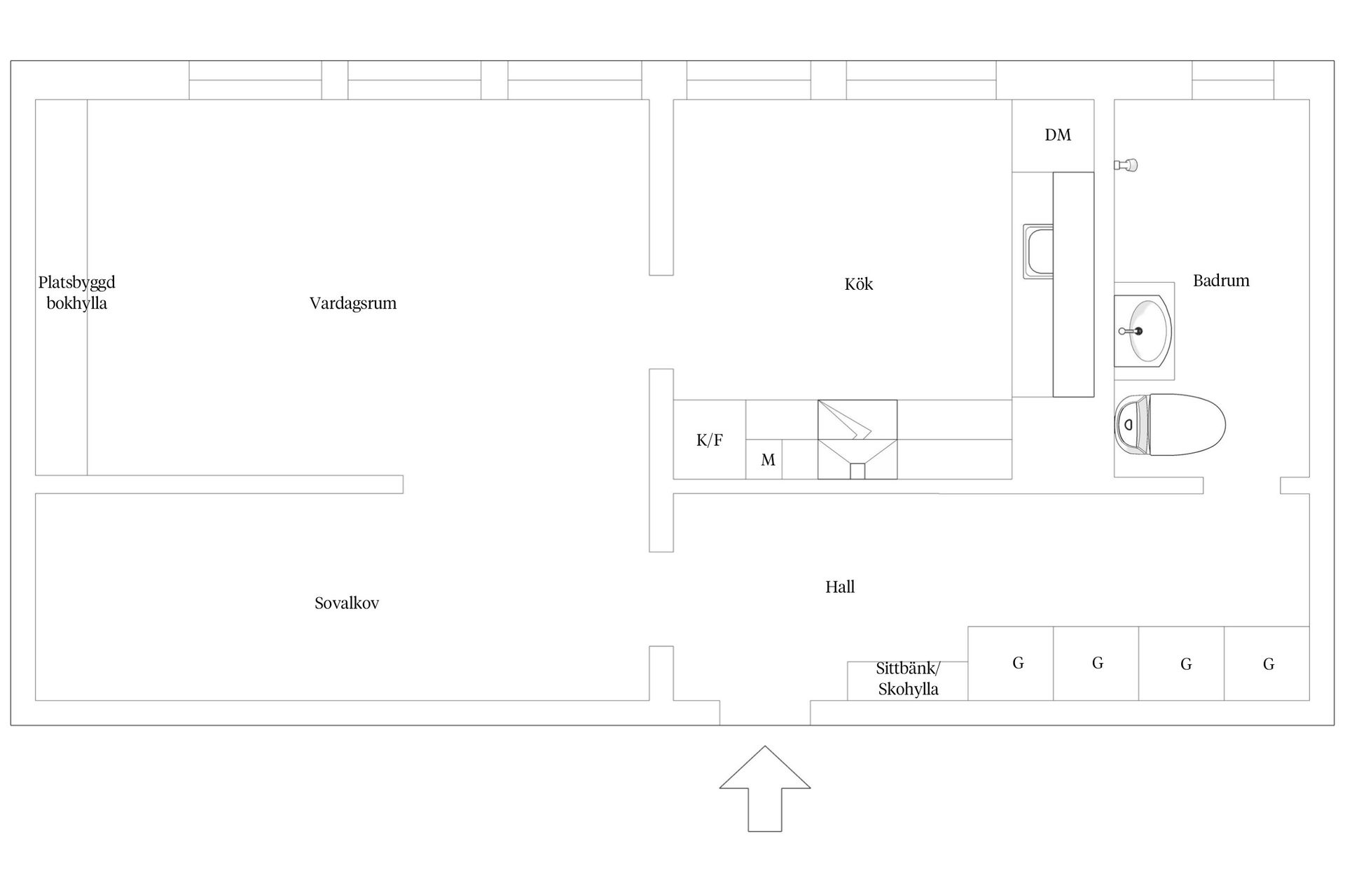 Bostadsrätt, Österleden 52G, Norr, Växjö